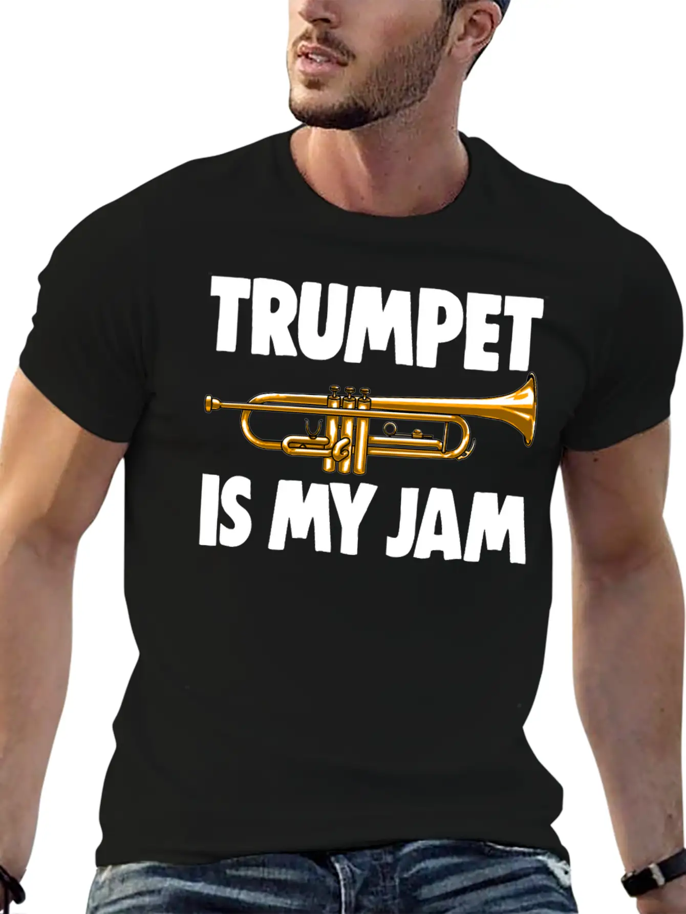 Trumpet Is My Jam Unisex Casual T-Shirt – Clean Design For Daily Comfort