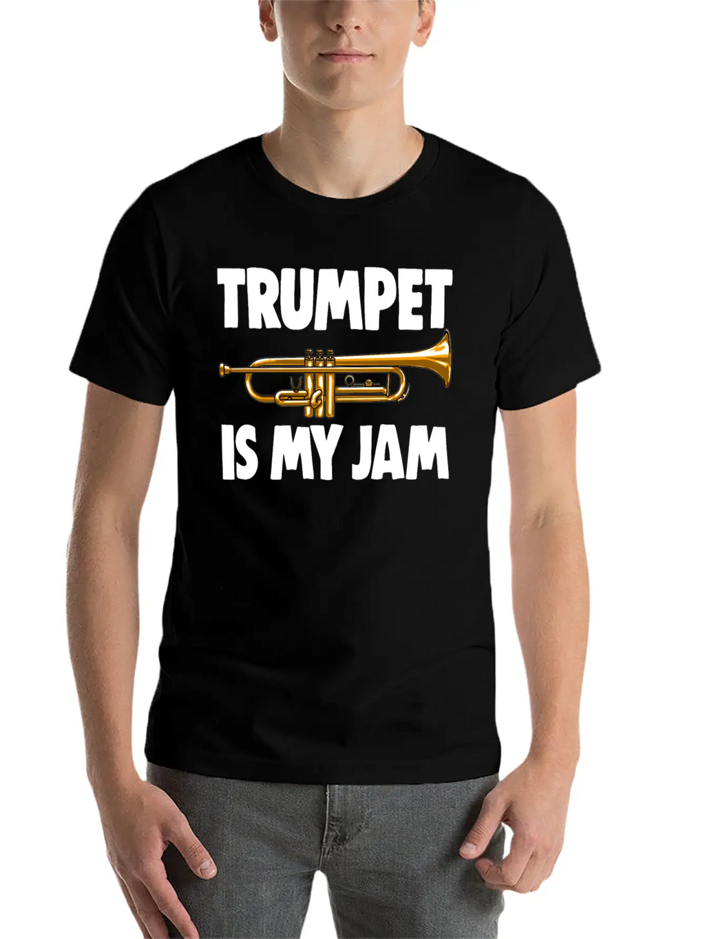 Trumpet Is My Jam Unisex Casual T-Shirt – Clean Design For Daily Comfort
