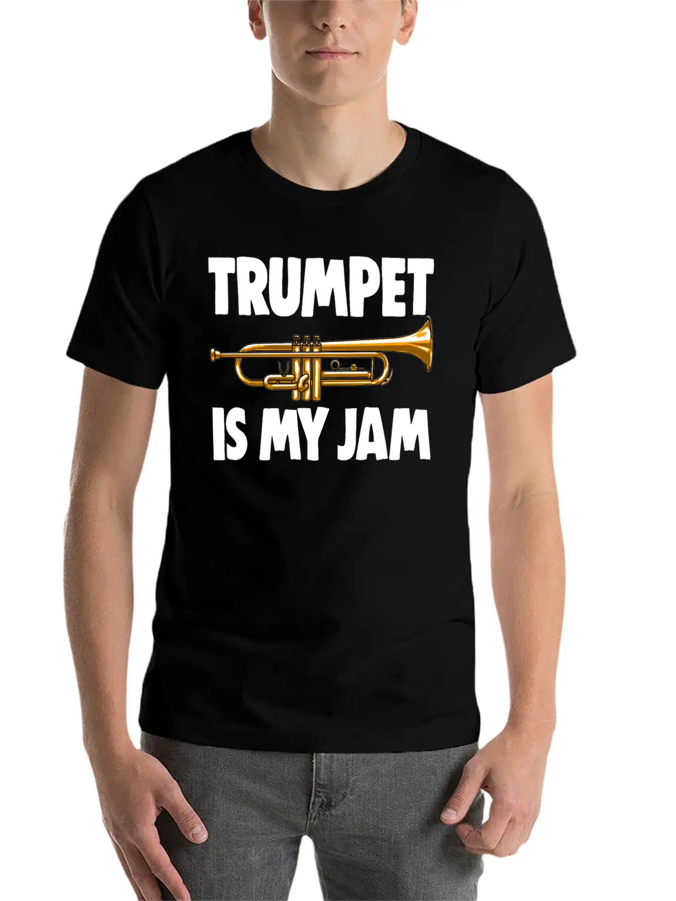 Trumpet Is My Jam Unisex Casual T-Shirt – Clean Design For Daily Comfort