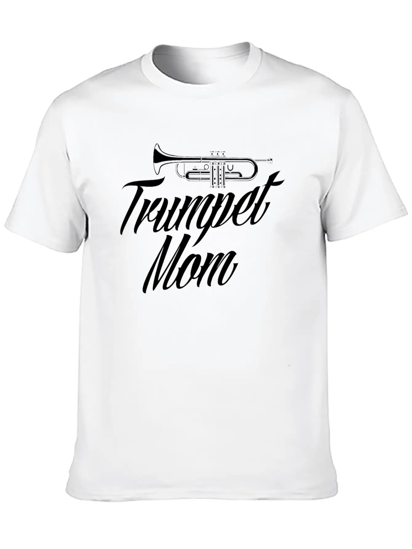 Trumpet Mom Funny Trumpet Player Gift Breathable Soft Cotton T-Shirt – Timeless Casual Look