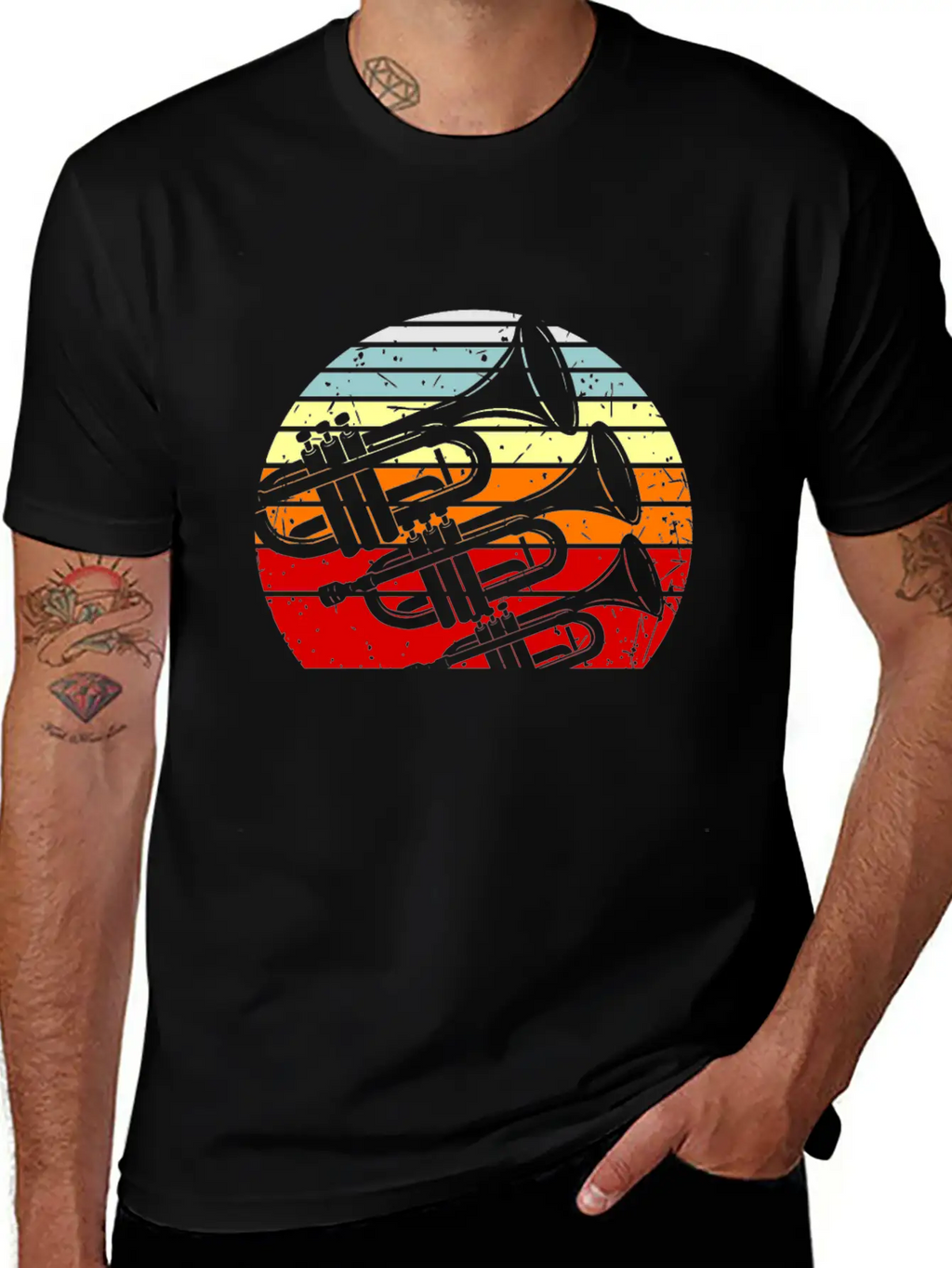 Trumpet Play Trumpet Band Gift Timeless Short Sleeve Tee – Comfy And Minimalist Design
