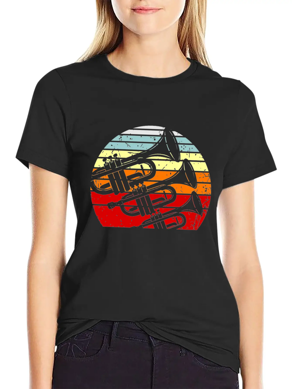 Trumpet Play Trumpet Band Gift Timeless Short Sleeve Tee – Comfy And Minimalist Design