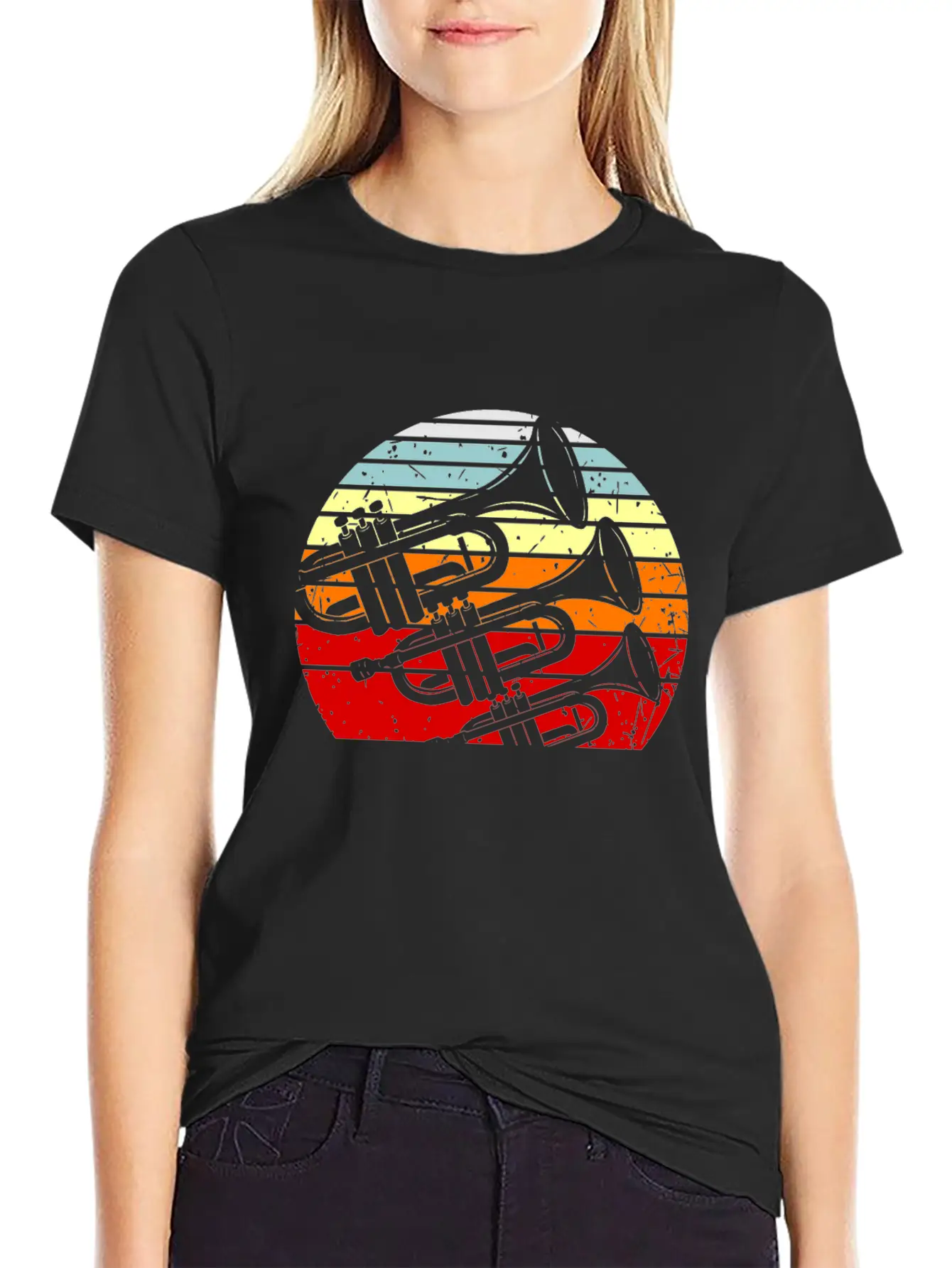 Trumpet Play Trumpet Band Gift Timeless Short Sleeve Tee – Comfy And Minimalist Design