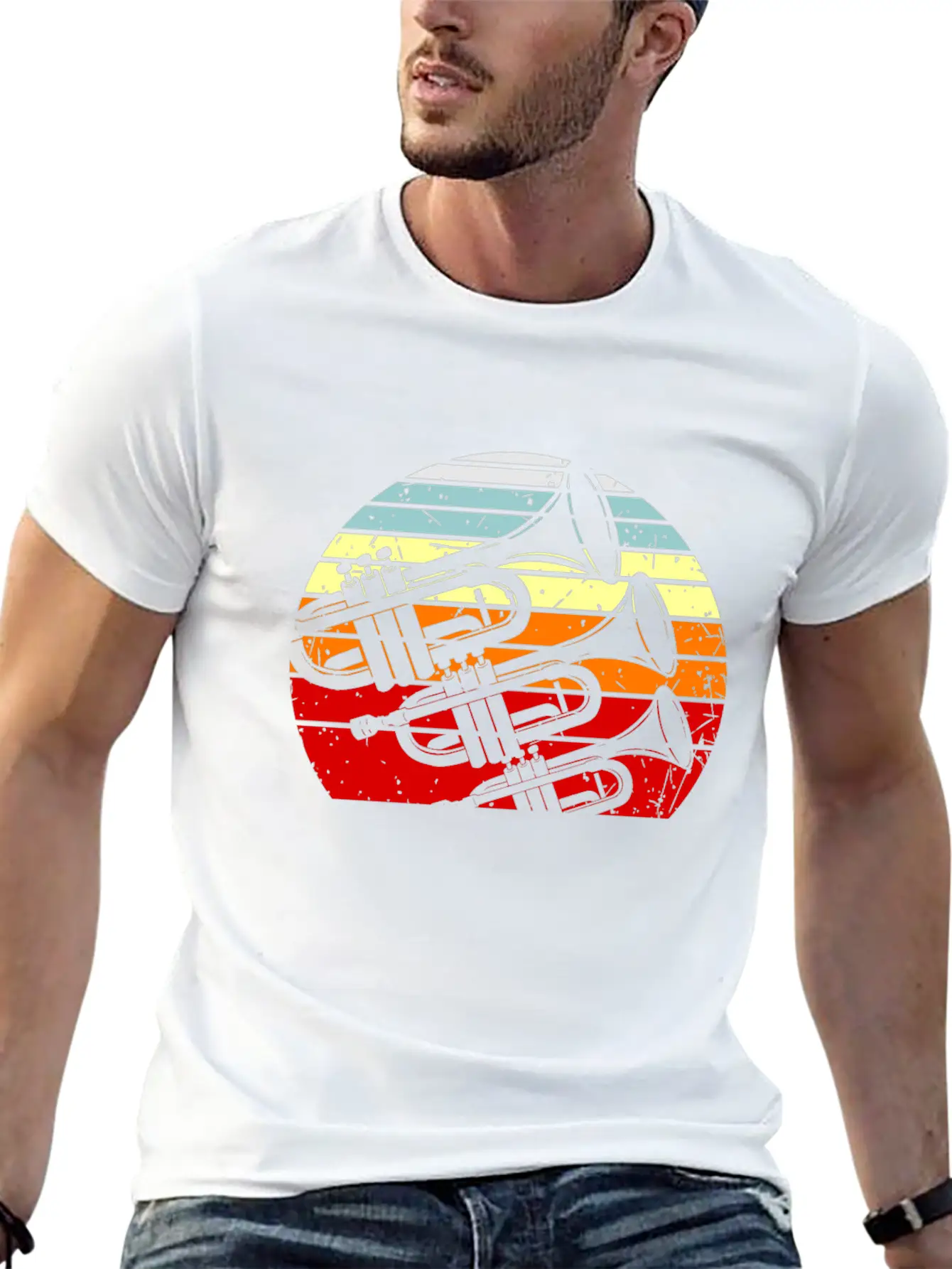 Trumpet Play Trumpet Band Gift Timeless Short Sleeve Tee – Comfy And Minimalist Design