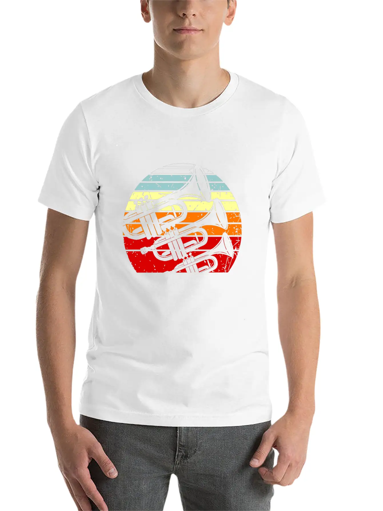 Trumpet Play Trumpet Band Gift Timeless Short Sleeve Tee – Comfy And Minimalist Design