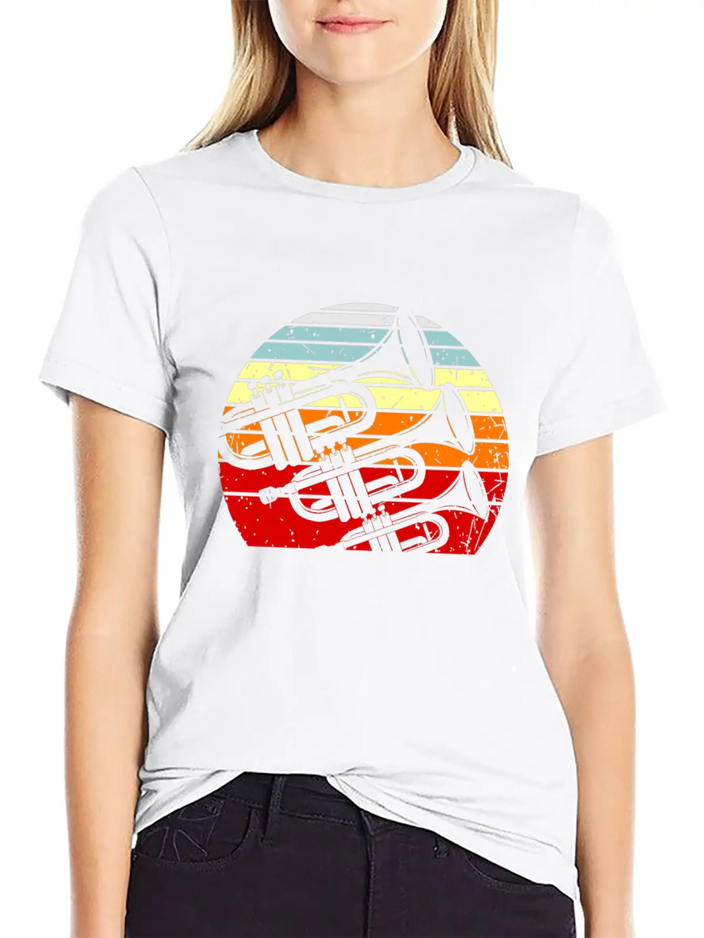 Trumpet Play Trumpet Band Gift Timeless Short Sleeve Tee – Comfy And Minimalist Design