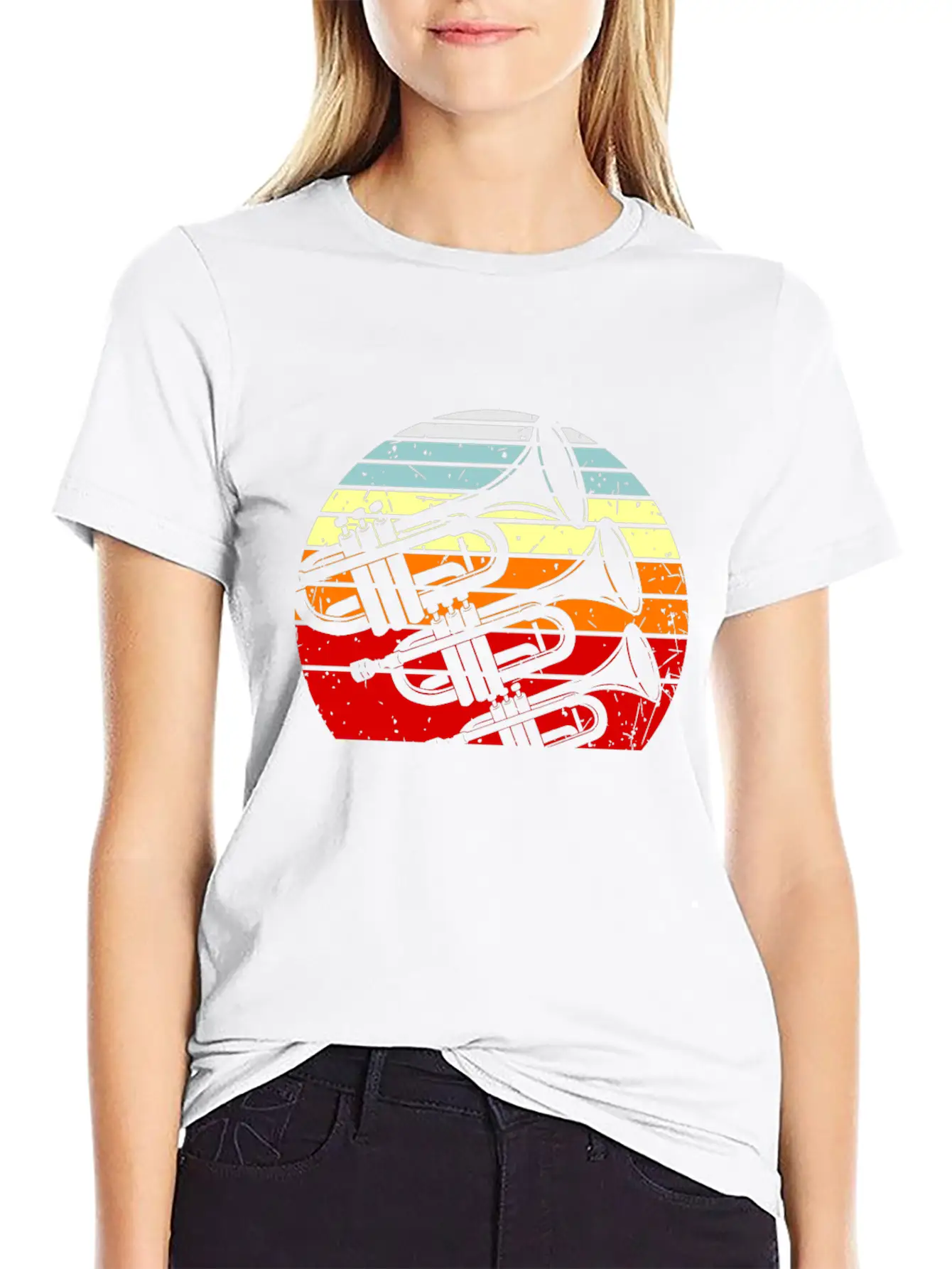 Trumpet Play Trumpet Band Gift Timeless Short Sleeve Tee – Comfy And Minimalist Design