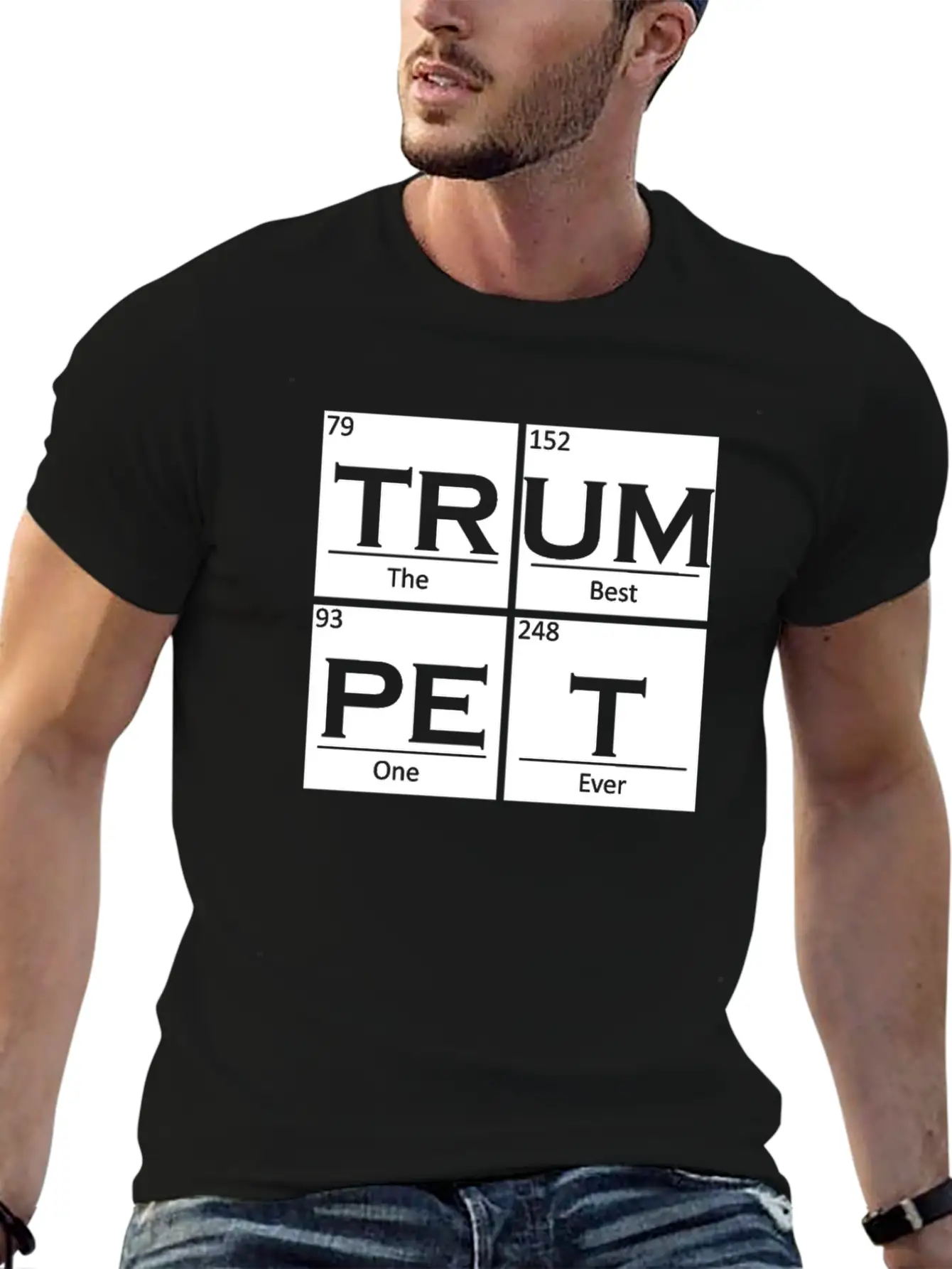 Trumpet Player Chemistry Elements Trumpeter Breathable Graphic T-Shirt – Perfect For Casual Days