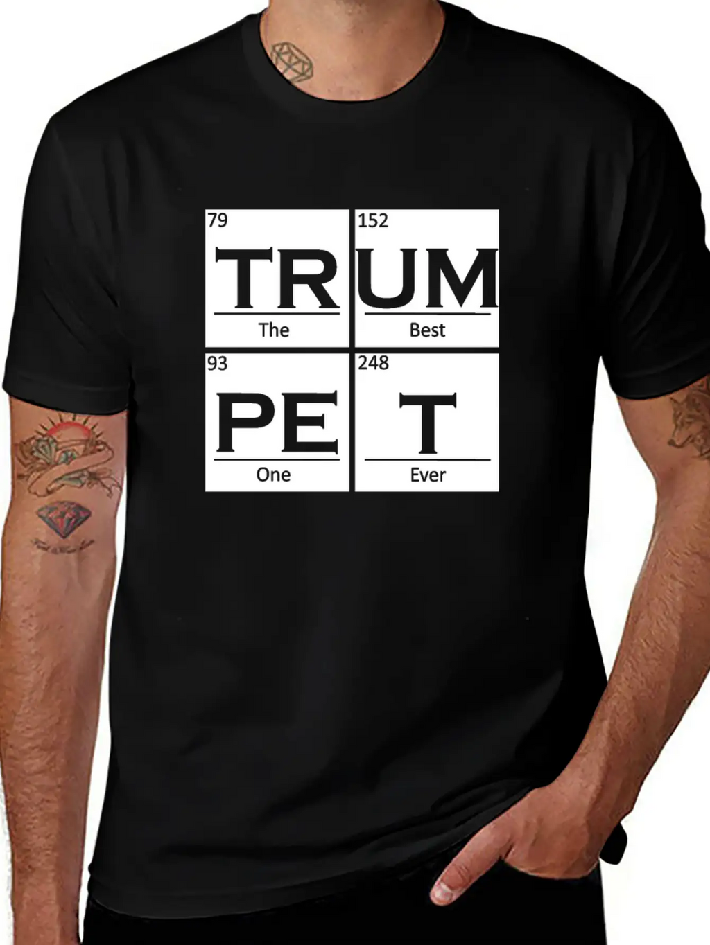 Trumpet Player Chemistry Elements Trumpeter Essential Cotton Tee For Daily Outfits – Unisex Style