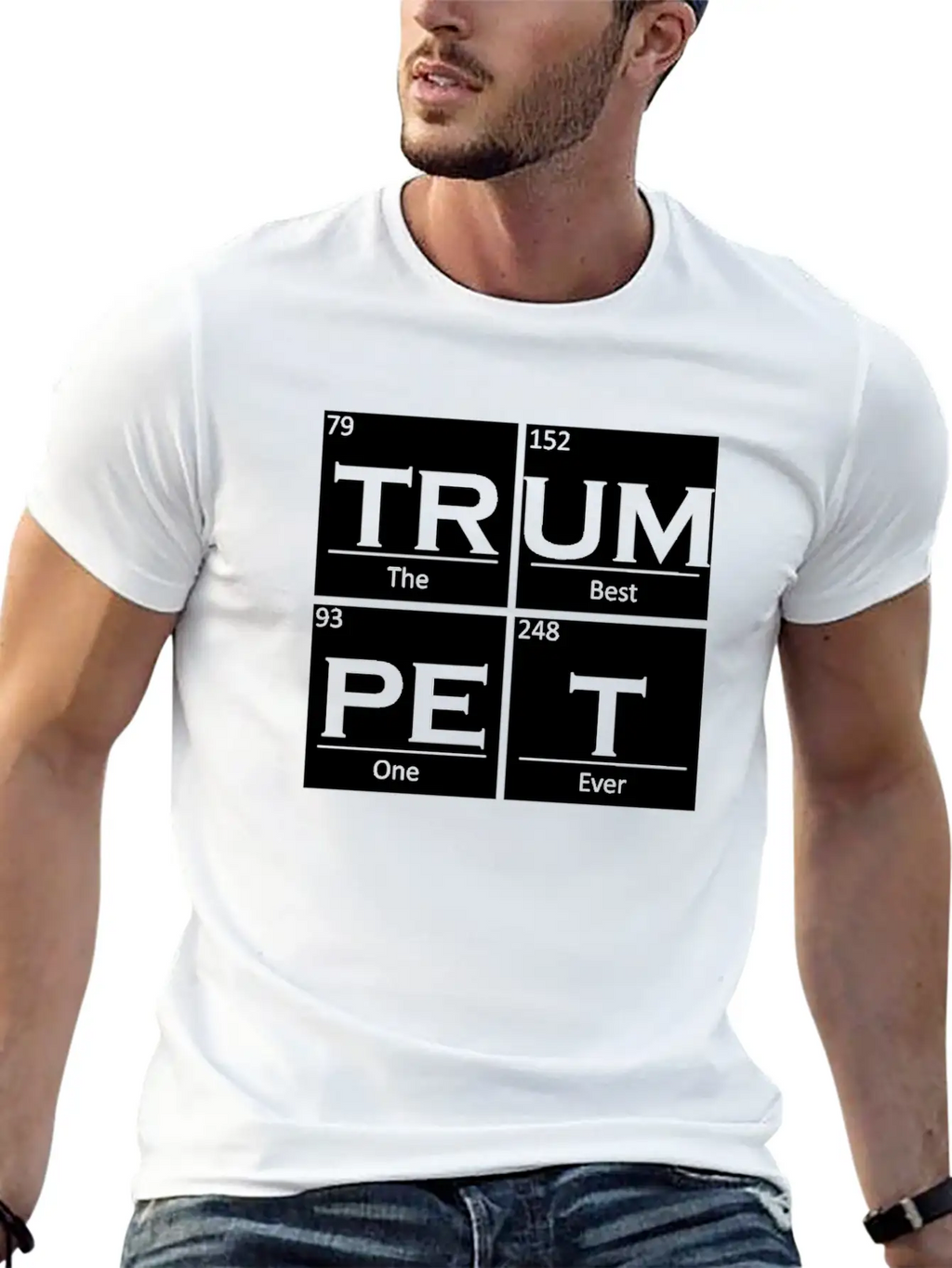 Trumpet Player Chemistry Elements Trumpeter Essential Cotton Tee For Daily Outfits – Unisex Style