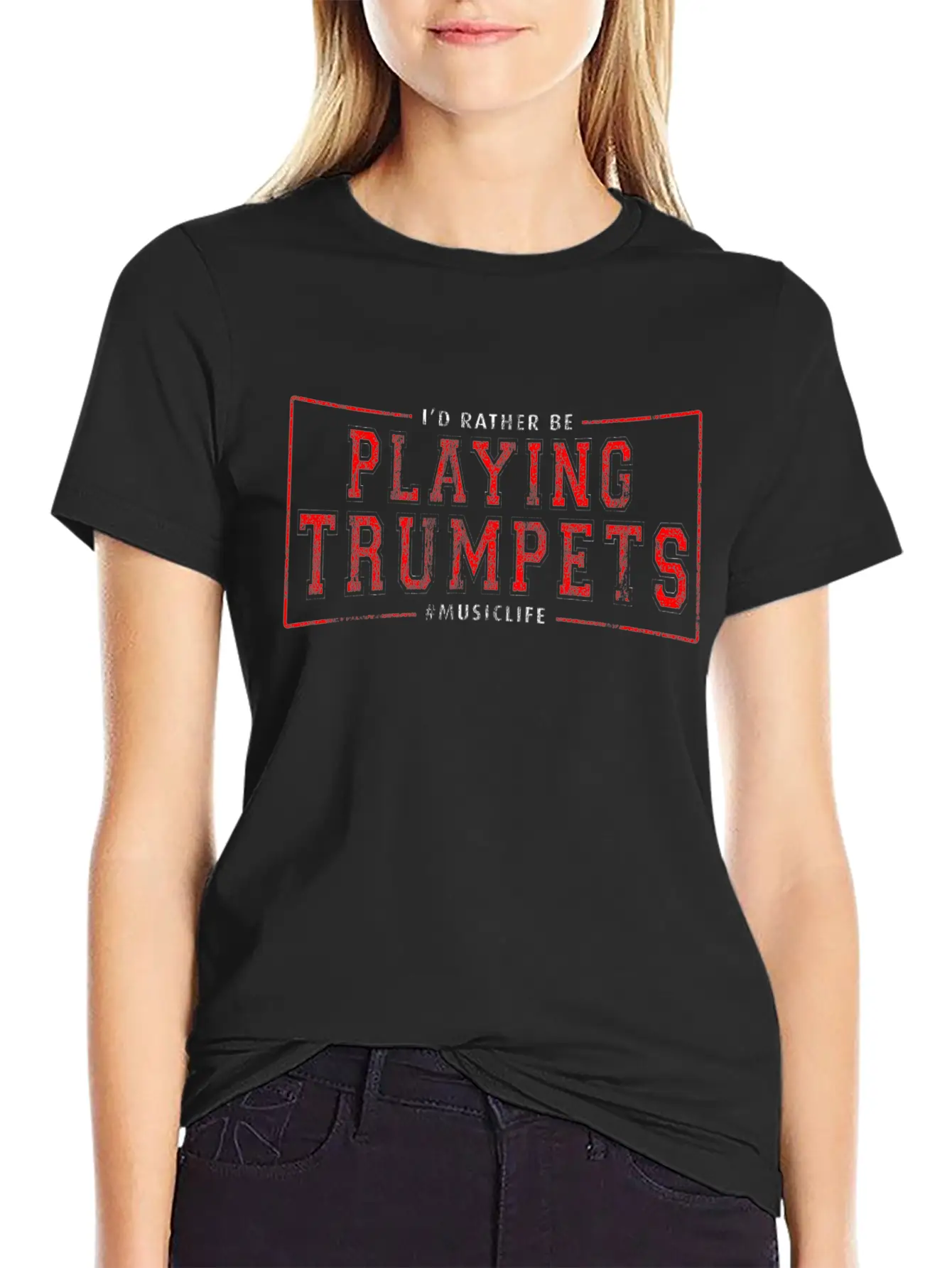 Trumpet Player Gift Unisex Casual T-Shirt – Clean Design For Daily Comfort