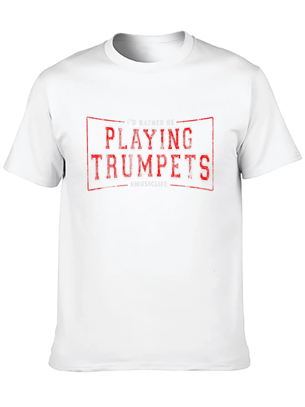 Trumpet Player Gift Unisex Casual T-Shirt – Clean Design For Daily Comfort