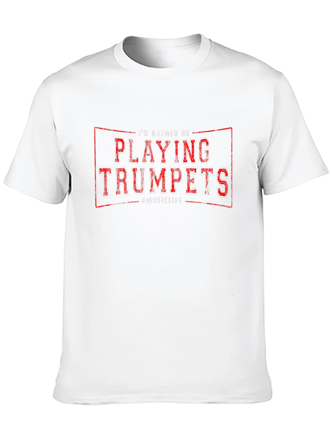 Trumpet Player Gift Unisex Casual T-Shirt – Clean Design For Daily Comfort