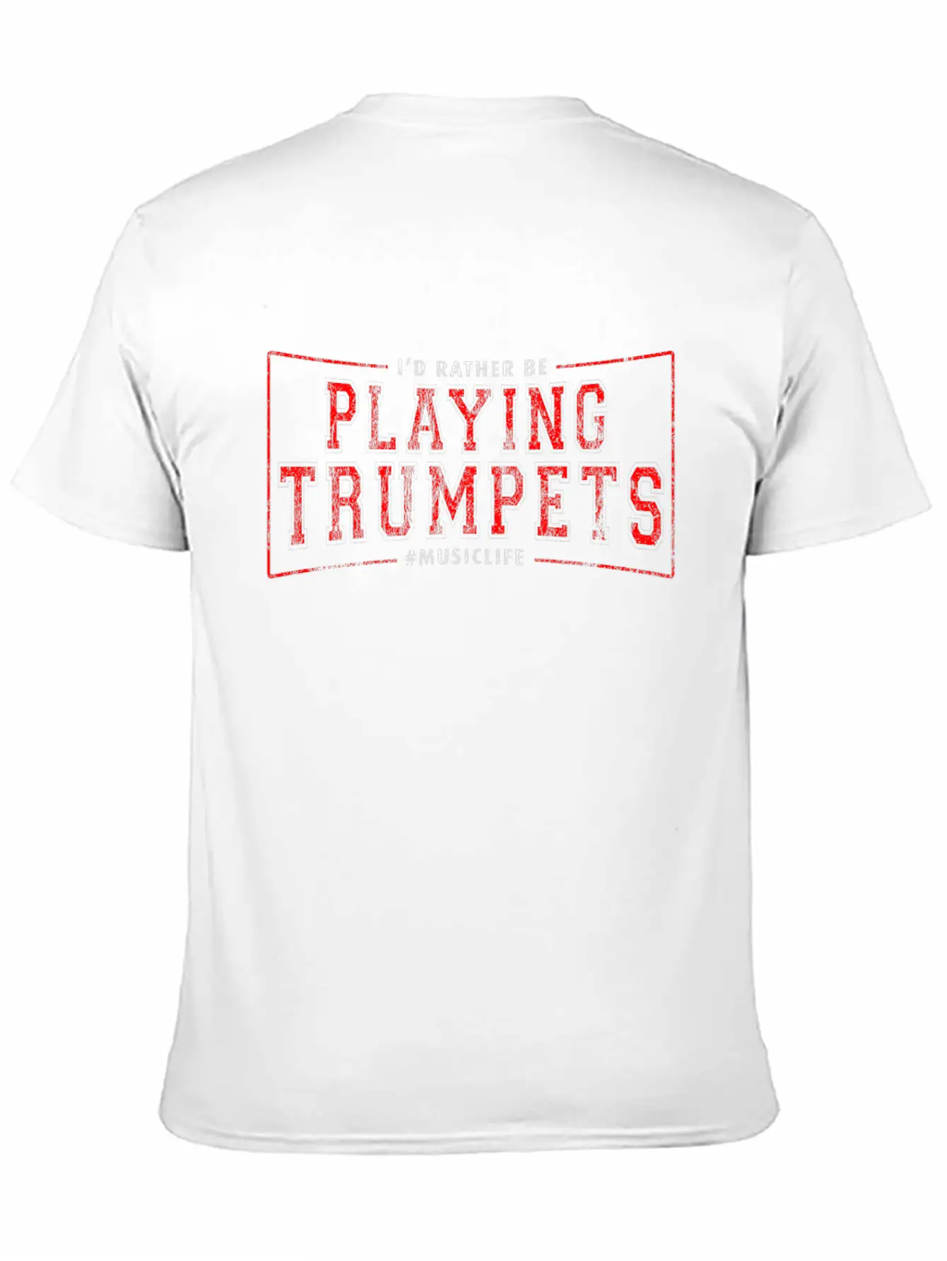 Trumpet Player Gift Unisex Casual T-Shirt – Clean Design For Daily Comfort