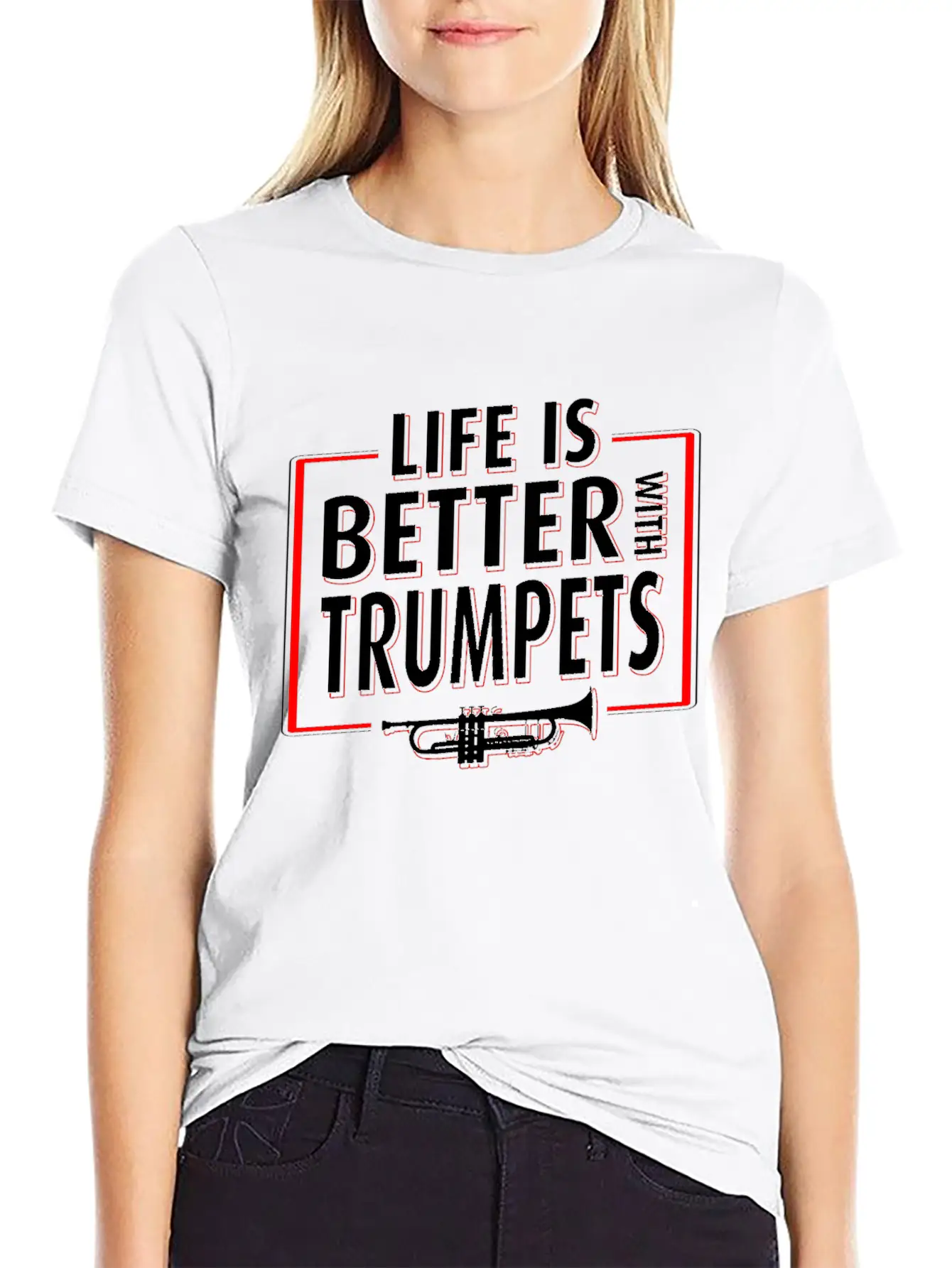 Trumpet Player Life Unisex Casual T-Shirt – Clean Design For Daily Comfort