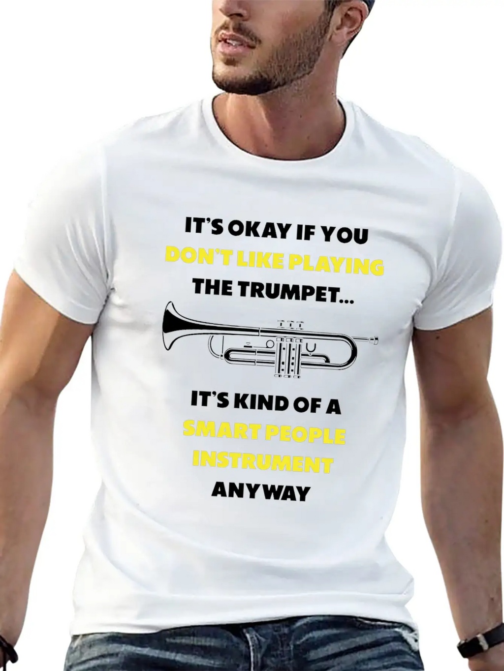 Trumpet Relaxed Everyday Tee – Lightweight And Durable Cotton