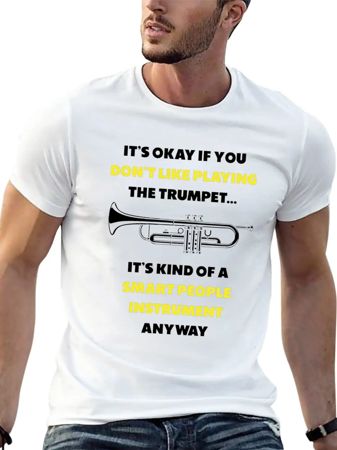 Trumpet Relaxed Everyday Tee – Lightweight And Durable Cotton