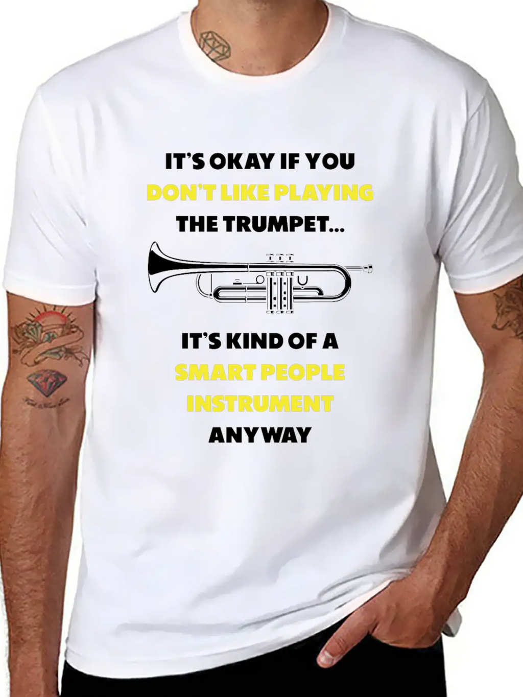 Trumpet Relaxed Everyday Tee – Lightweight And Durable Cotton