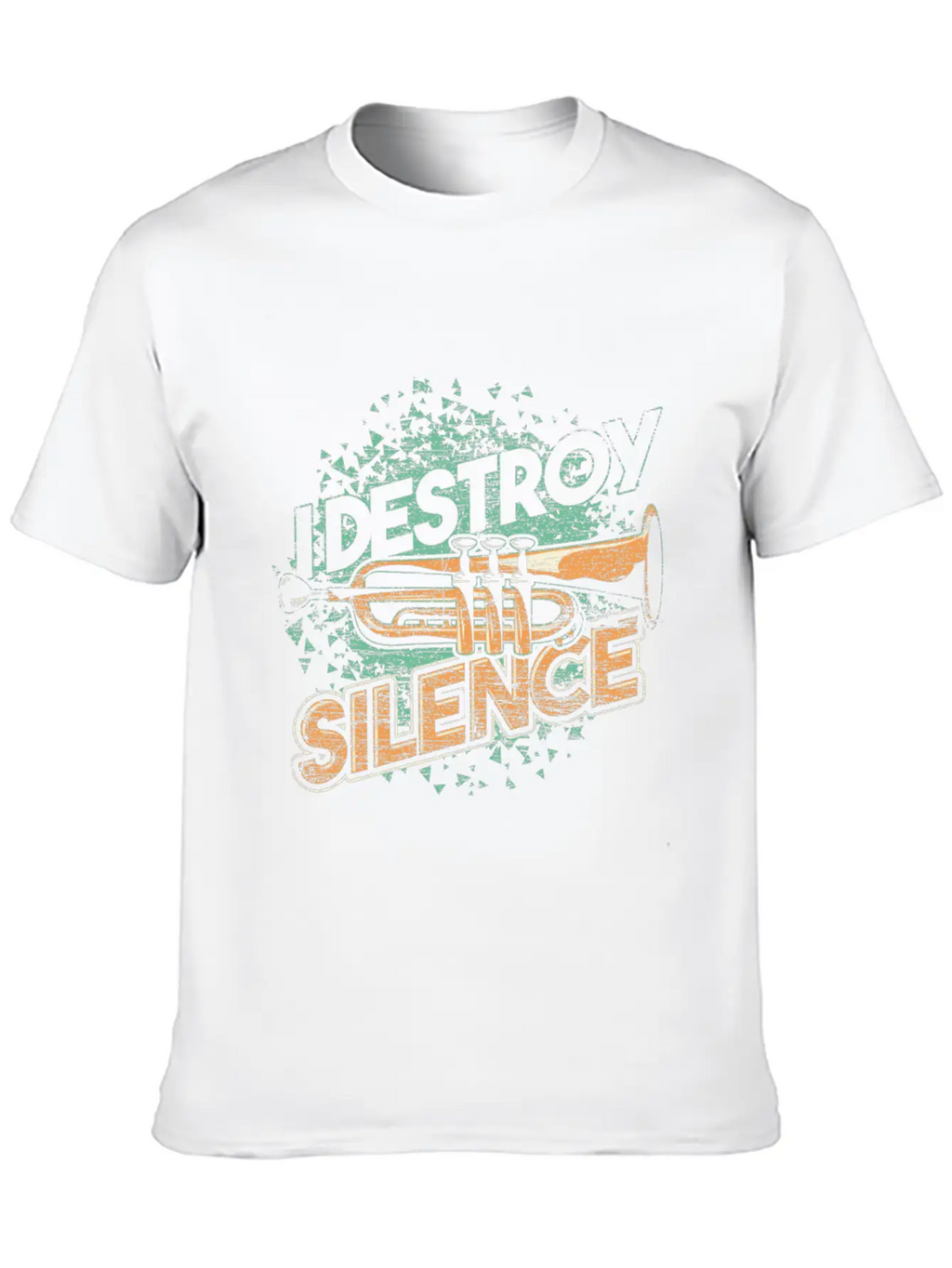 Trumpet Sound Breathable Soft Cotton T-Shirt – Timeless Casual Look