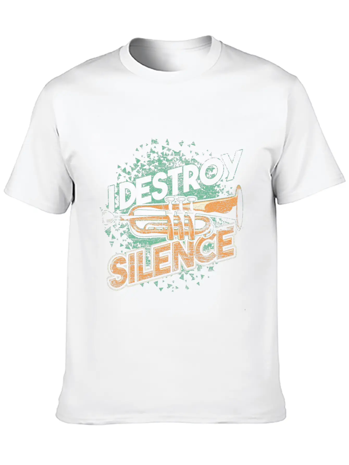 Trumpet Sound Breathable Soft Cotton T-Shirt – Timeless Casual Look