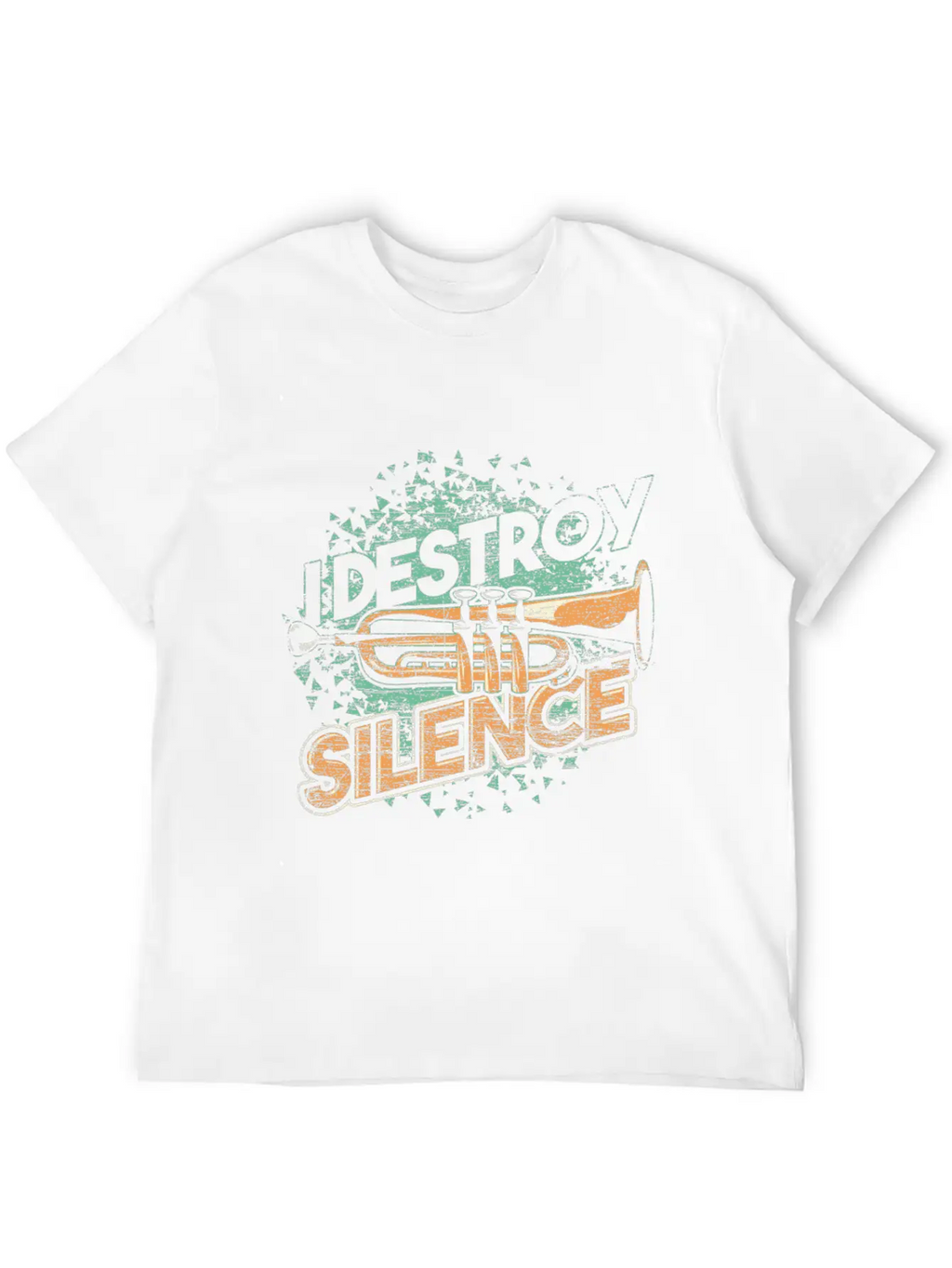 Trumpet Sound Breathable Soft Cotton T-Shirt – Timeless Casual Look
