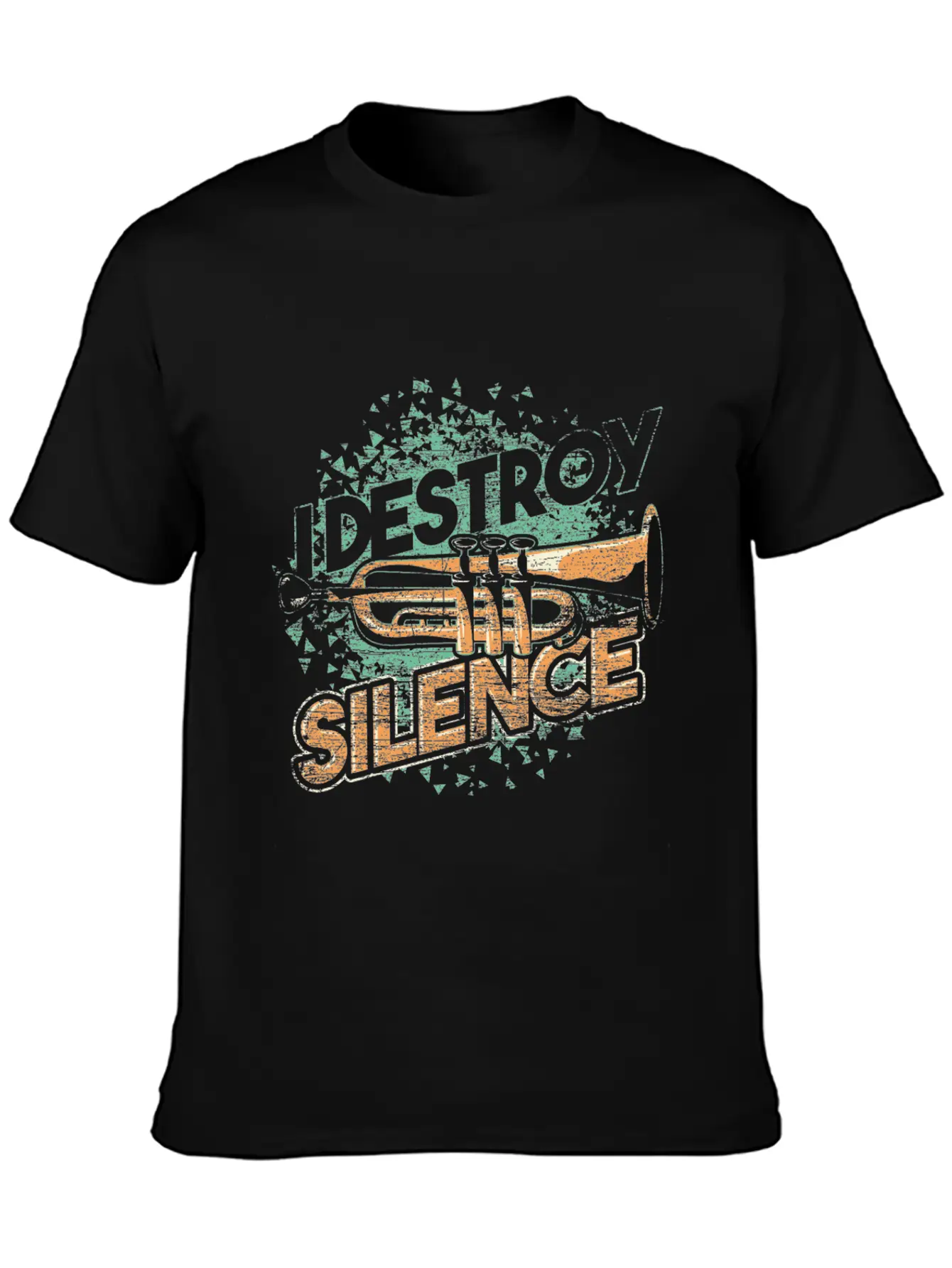 Trumpet Sound Breathable Soft Cotton T-Shirt – Timeless Casual Look