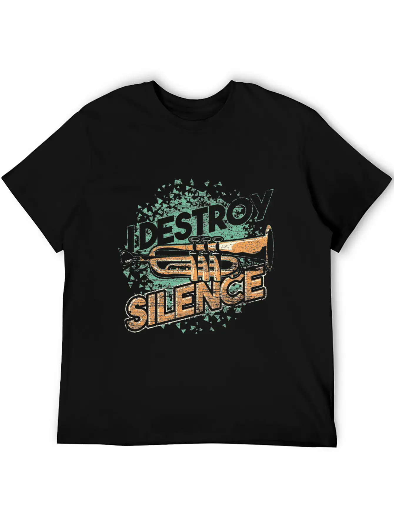 Trumpet Sound Breathable Soft Cotton T-Shirt – Timeless Casual Look