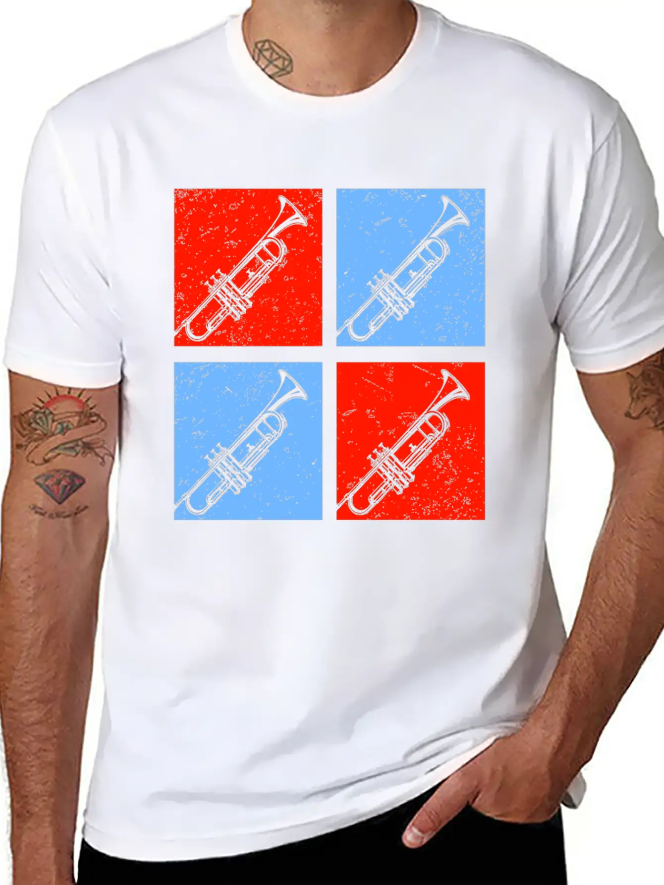 Trumpet Stylish Everyday T-Shirt – Unisex Basic Cotton Tee