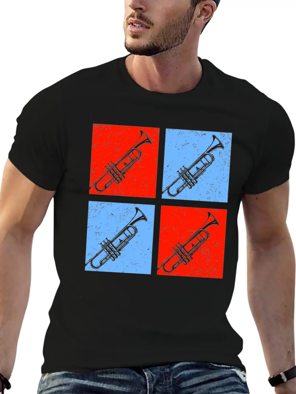 Trumpet Stylish Everyday T-Shirt – Unisex Basic Cotton Tee