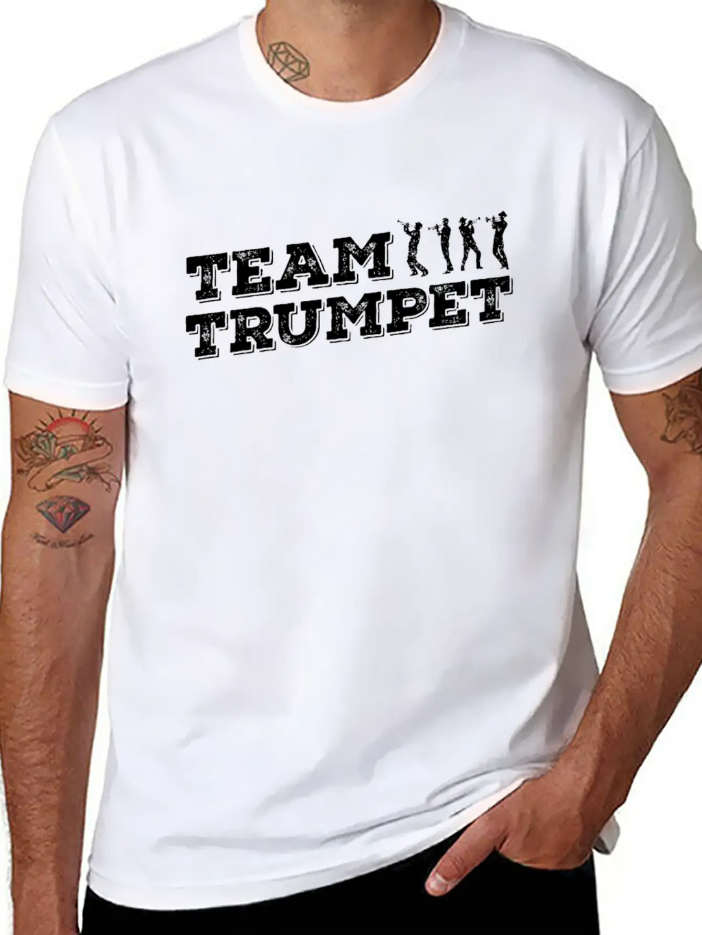 Trumpet Trumpeter Jazz Music Marching Band Relaxed Everyday Tee – Lightweight And Durable Cotton