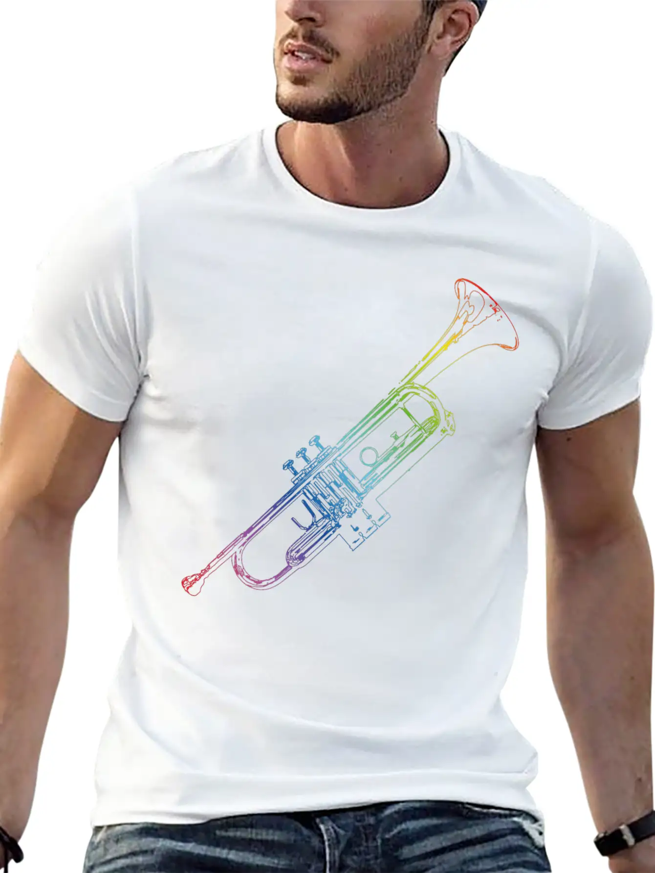 Trumpeter Stylish Everyday T-Shirt – Unisex Basic Cotton Tee