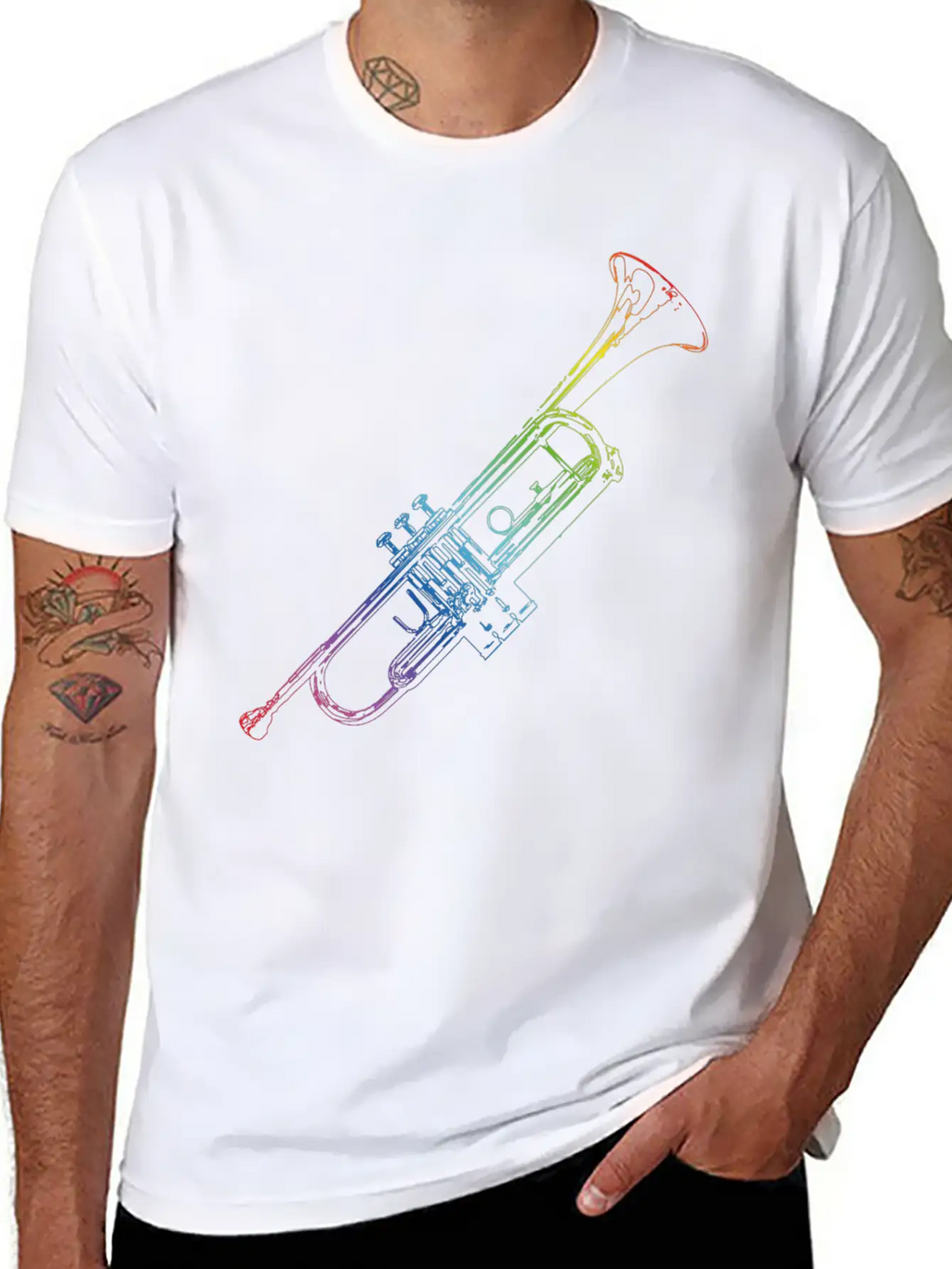 Trumpeter Stylish Everyday T-Shirt – Unisex Basic Cotton Tee