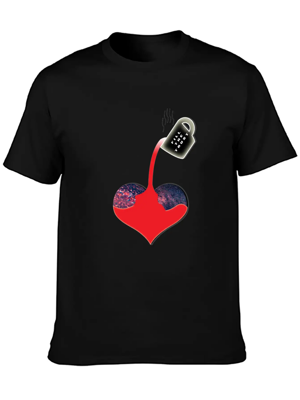 Trust Heart Breathable Soft Cotton T-Shirt – Timeless Casual Look