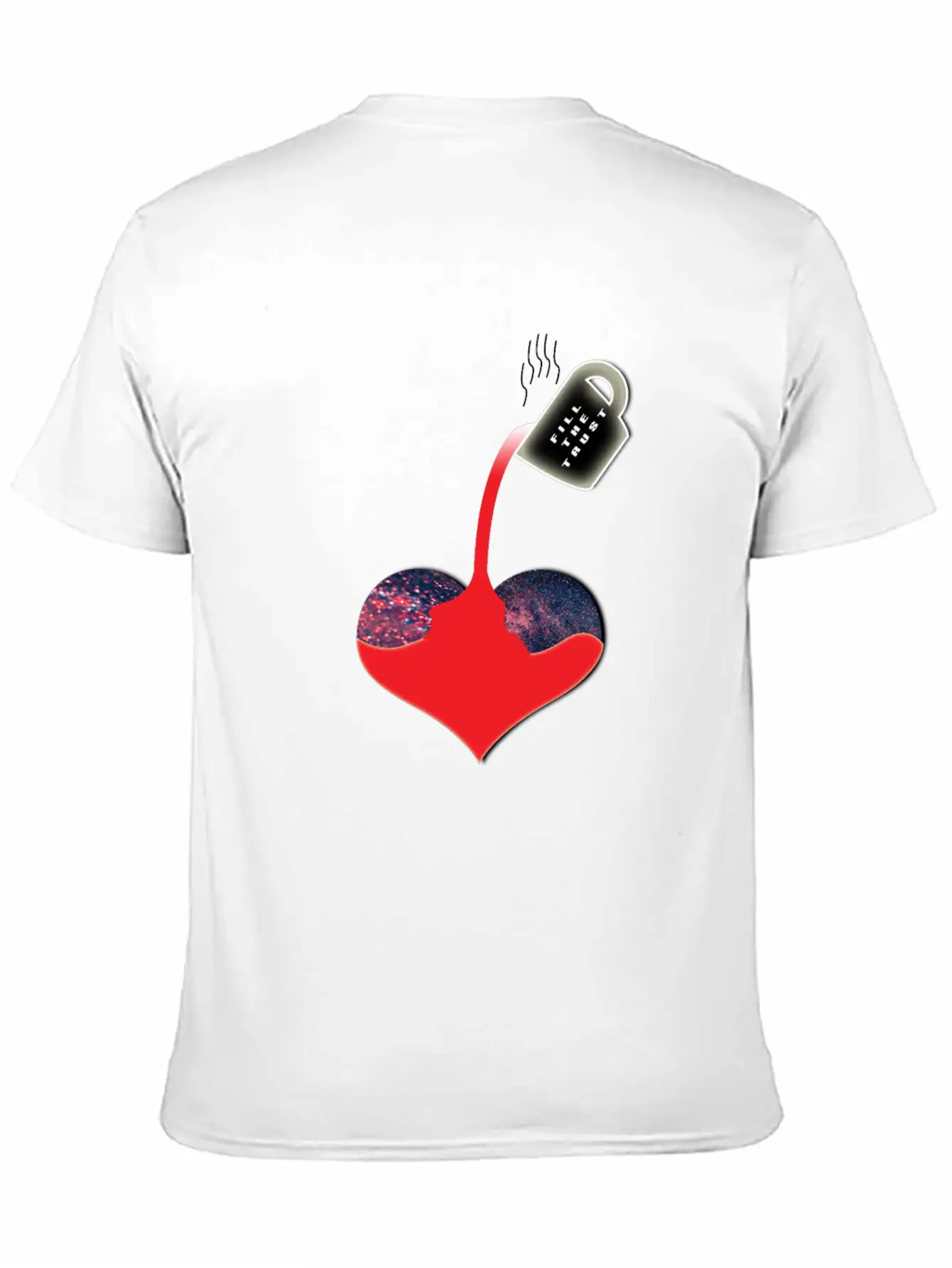 Trust Heart Breathable Soft Cotton T-Shirt – Timeless Casual Look