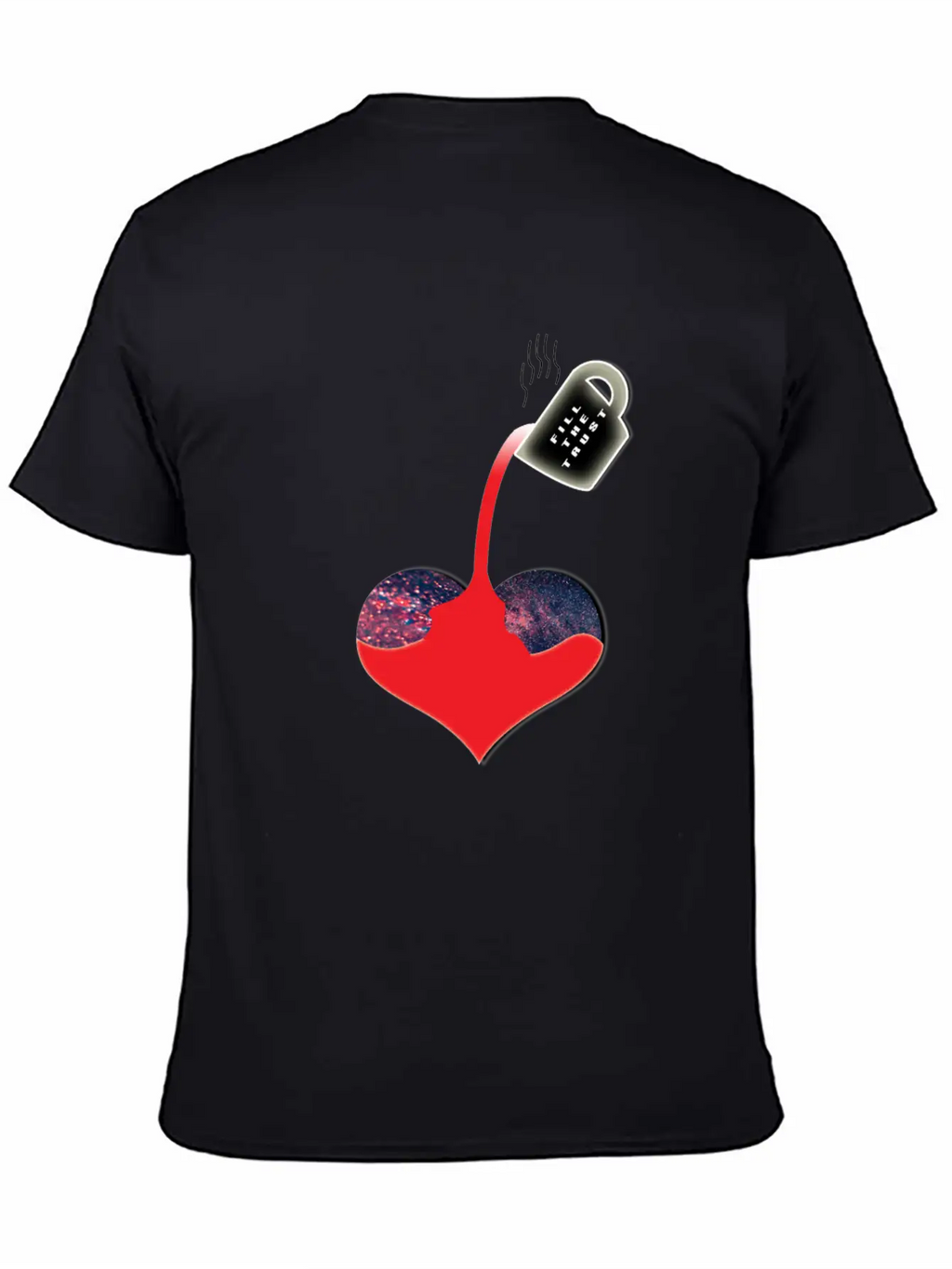 Trust Heart Breathable Soft Cotton T-Shirt – Timeless Casual Look