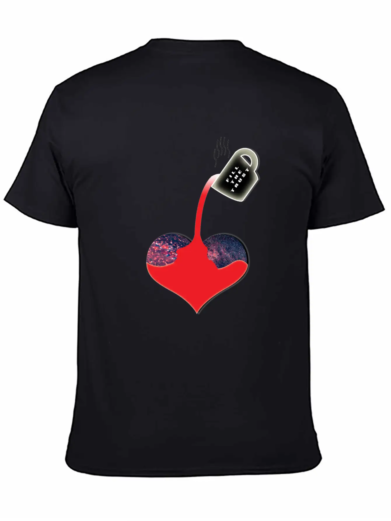 Trust Heart Breathable Soft Cotton T-Shirt – Timeless Casual Look