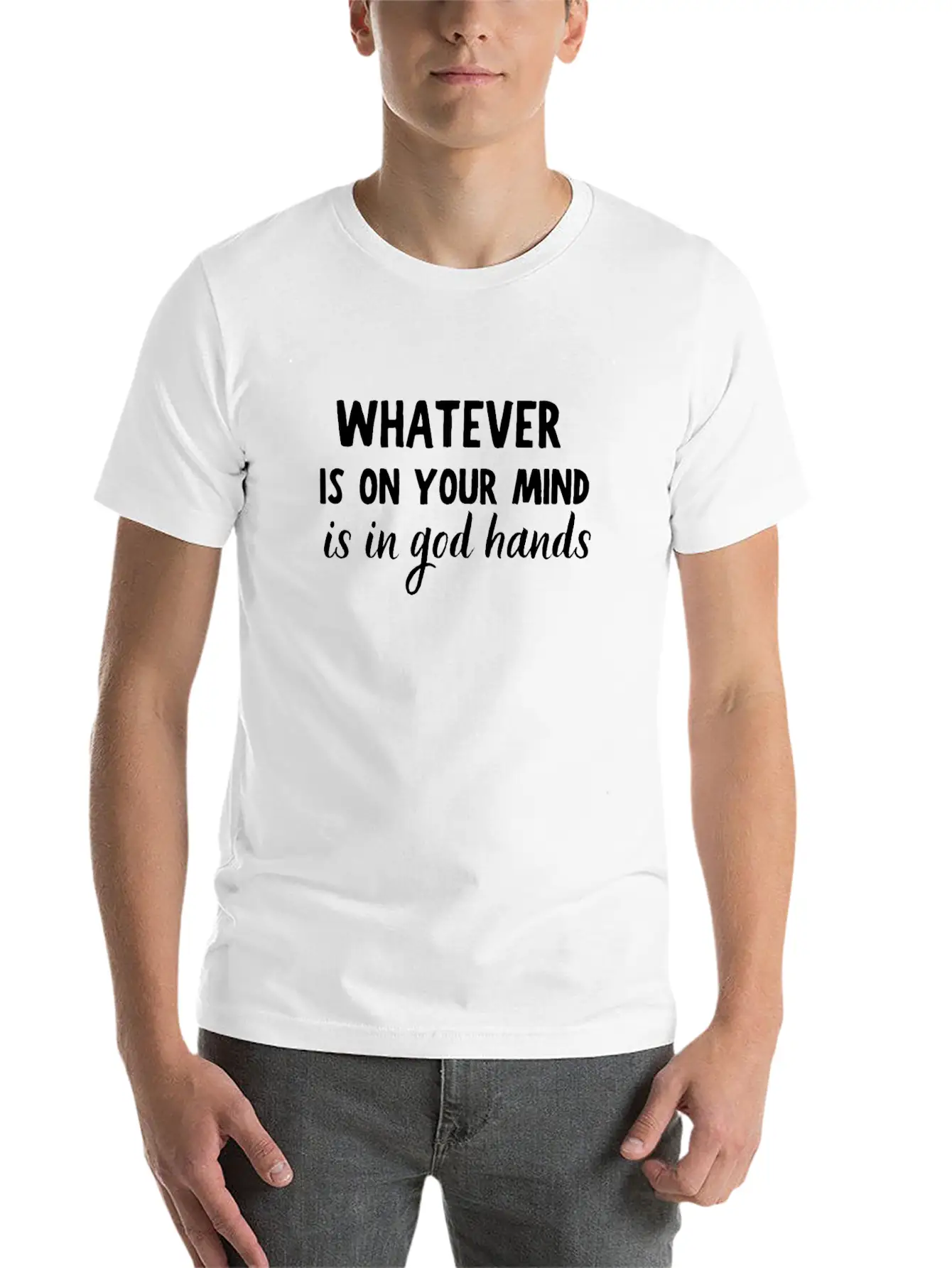 Trust In God Breathable Soft Cotton T-Shirt – Timeless Casual Look