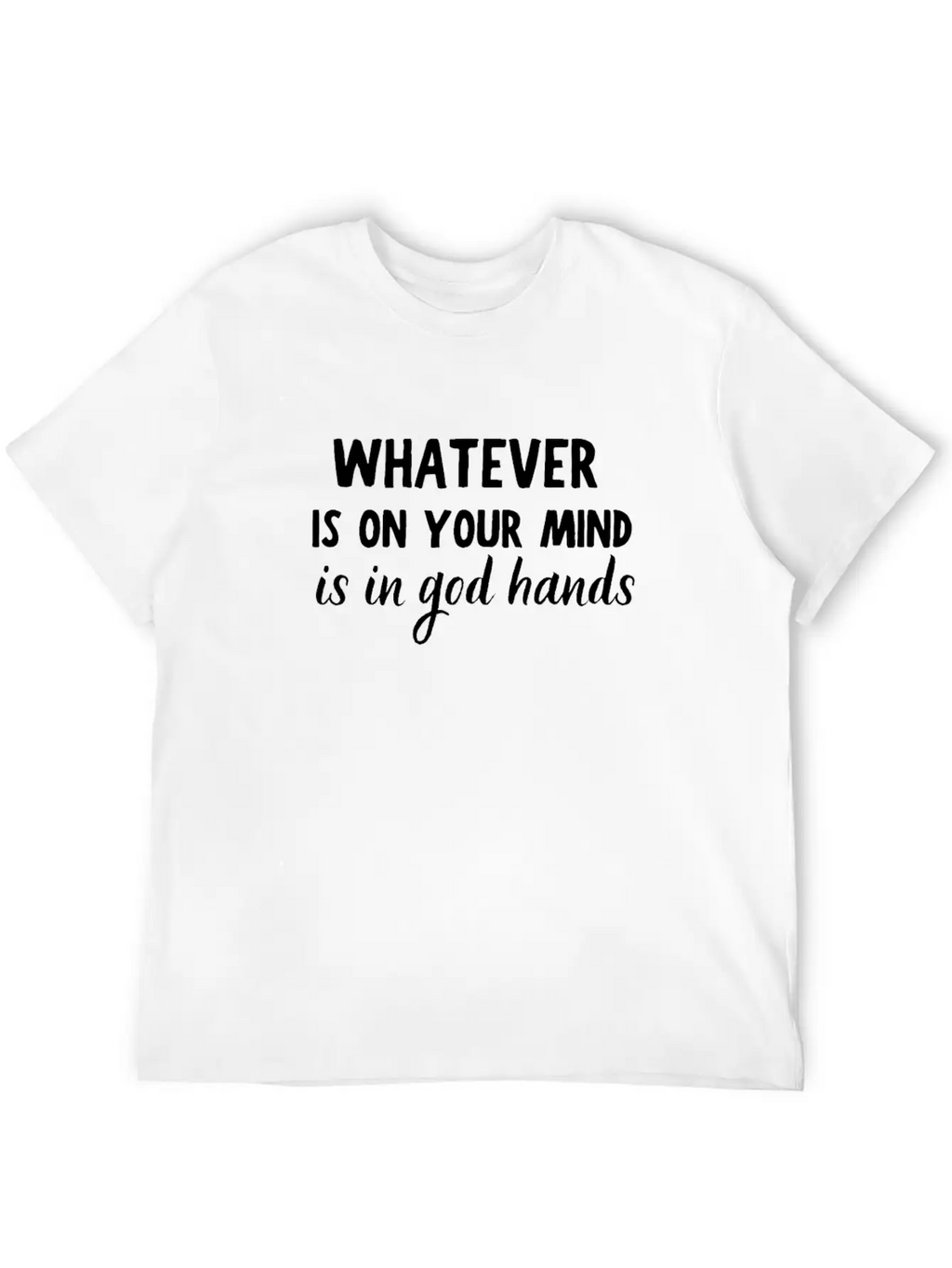 Trust In God Breathable Soft Cotton T-Shirt – Timeless Casual Look