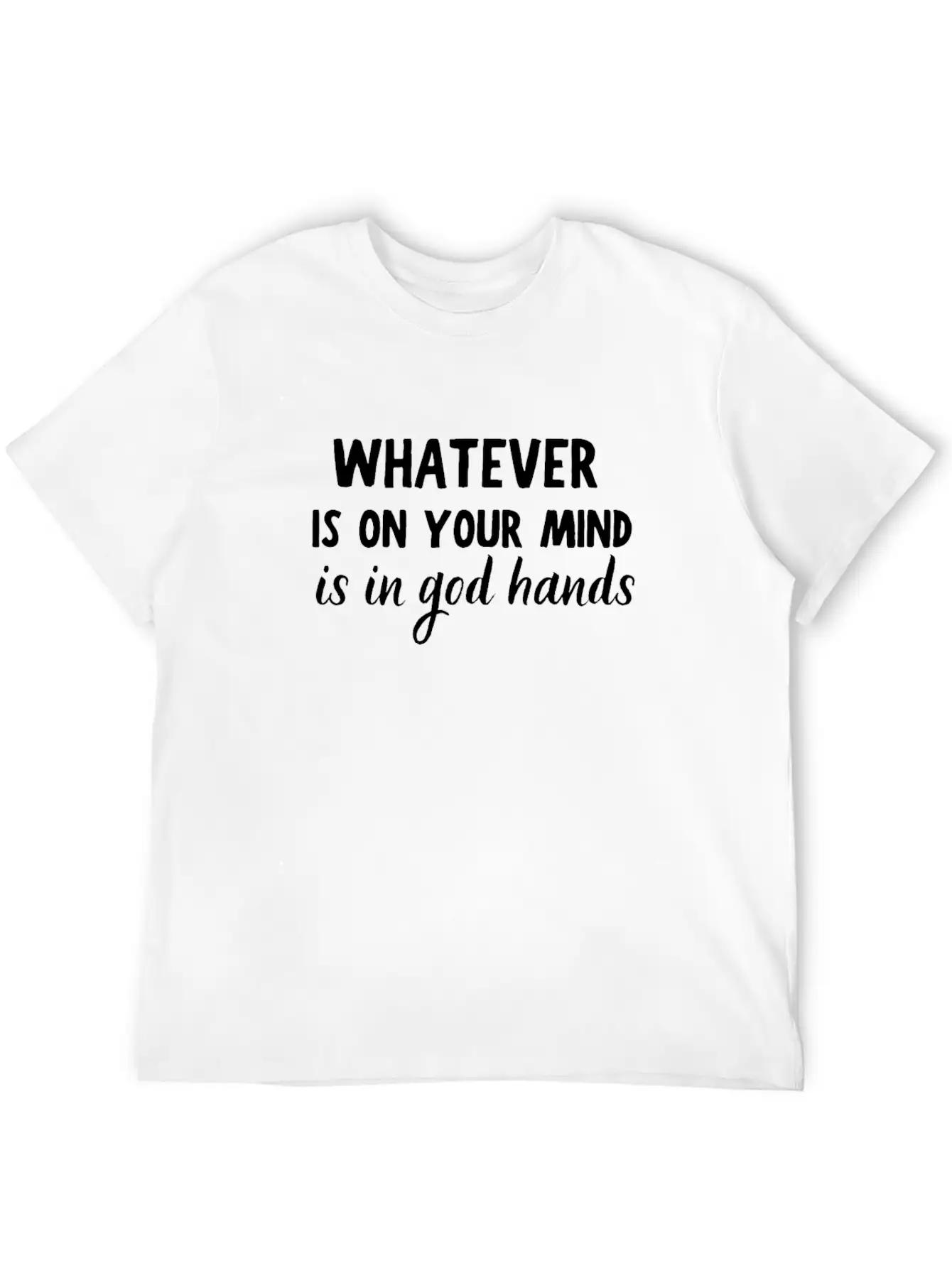 Trust In God Breathable Soft Cotton T-Shirt – Timeless Casual Look