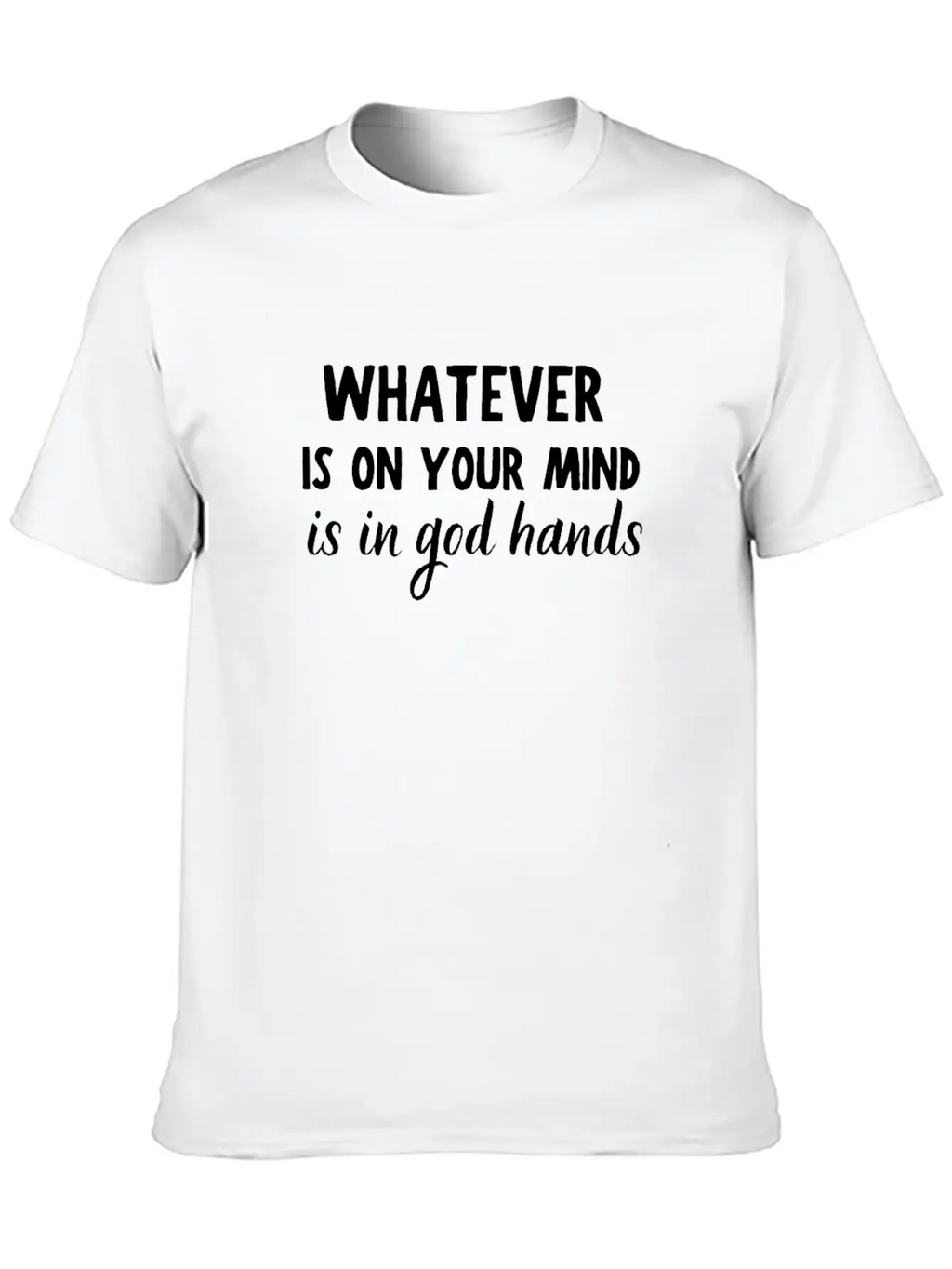 Trust In God Breathable Soft Cotton T-Shirt – Timeless Casual Look