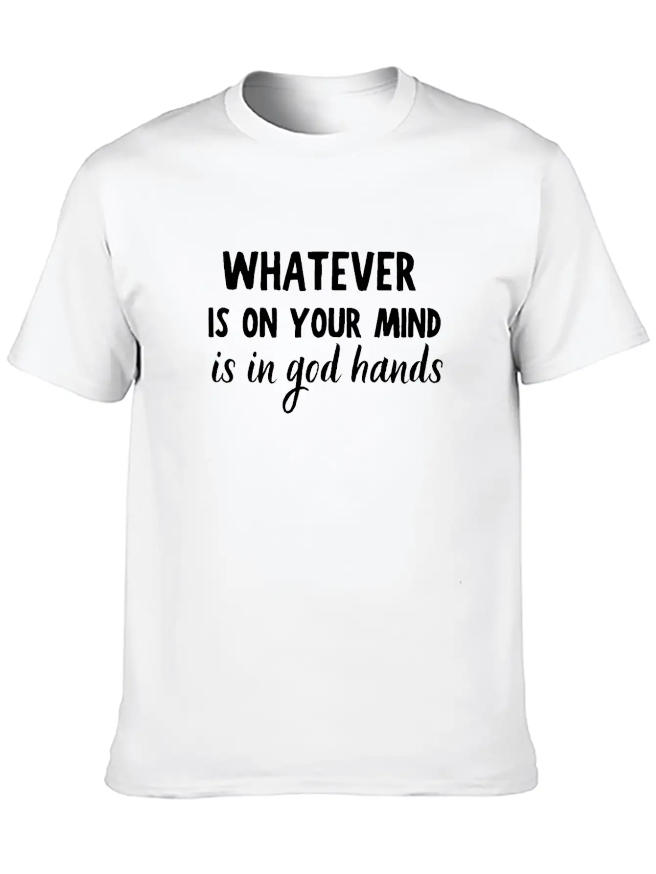 Trust In God Breathable Soft Cotton T-Shirt – Timeless Casual Look