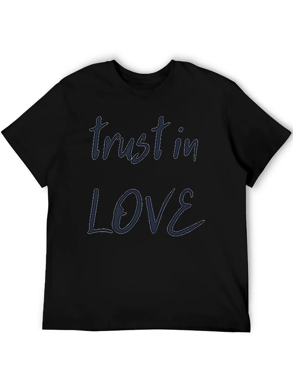 Trust In Love Timeless Short Sleeve Tee – Comfy And Minimalist Design