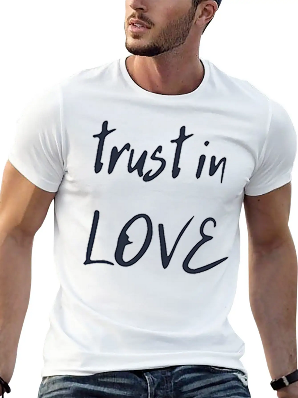 Trust In Love Timeless Short Sleeve Tee – Comfy And Minimalist Design