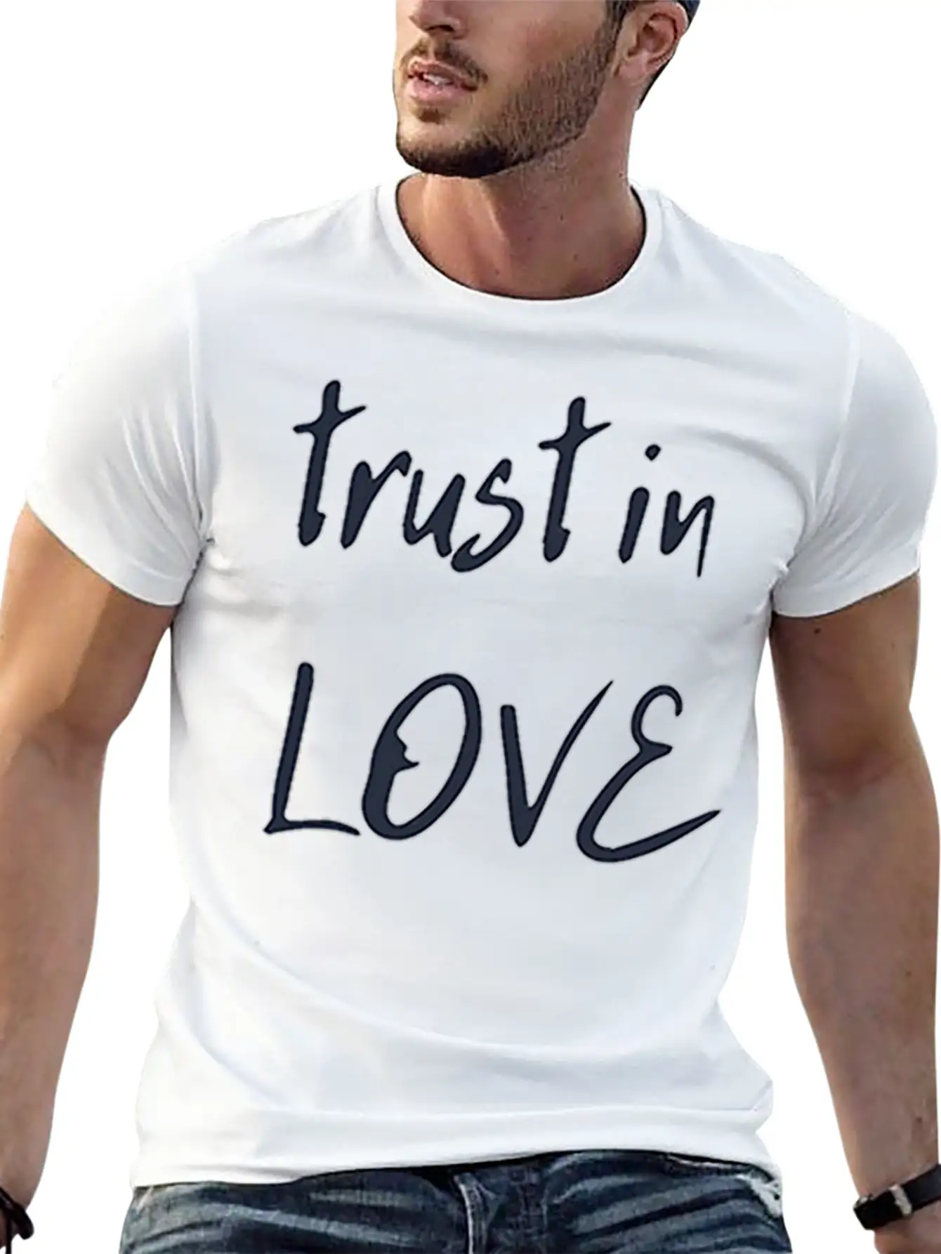 Trust In Love Timeless Short Sleeve Tee – Comfy And Minimalist Design