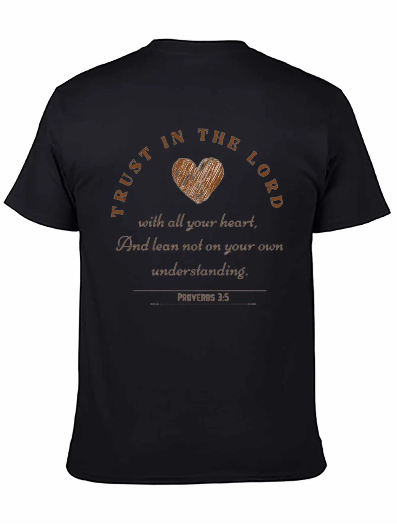 Trust In The Lord (Proverbs 3:5) Stylish Everyday T-Shirt – Unisex Basic Cotton Tee