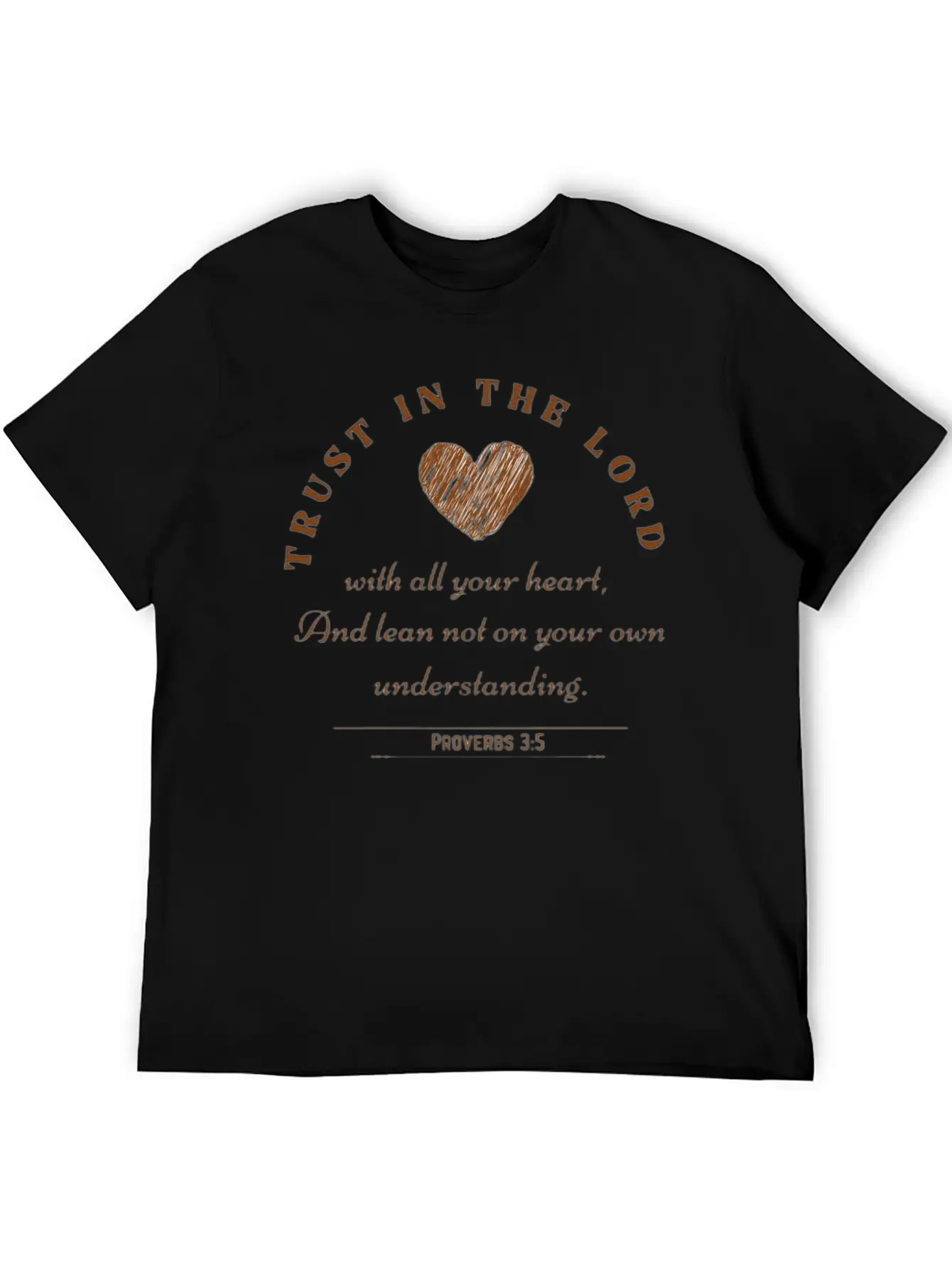 Trust In The Lord (Proverbs 3:5) Stylish Everyday T-Shirt – Unisex Basic Cotton Tee