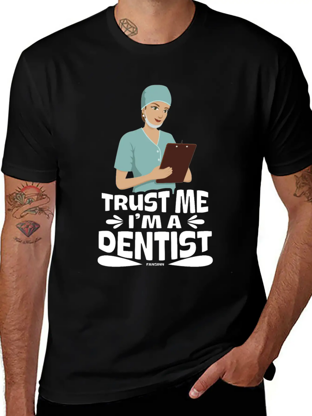 Trust Me I Am A Dentist Basic Graphic T-Shirt – Daily Comfort In Soft Cotton