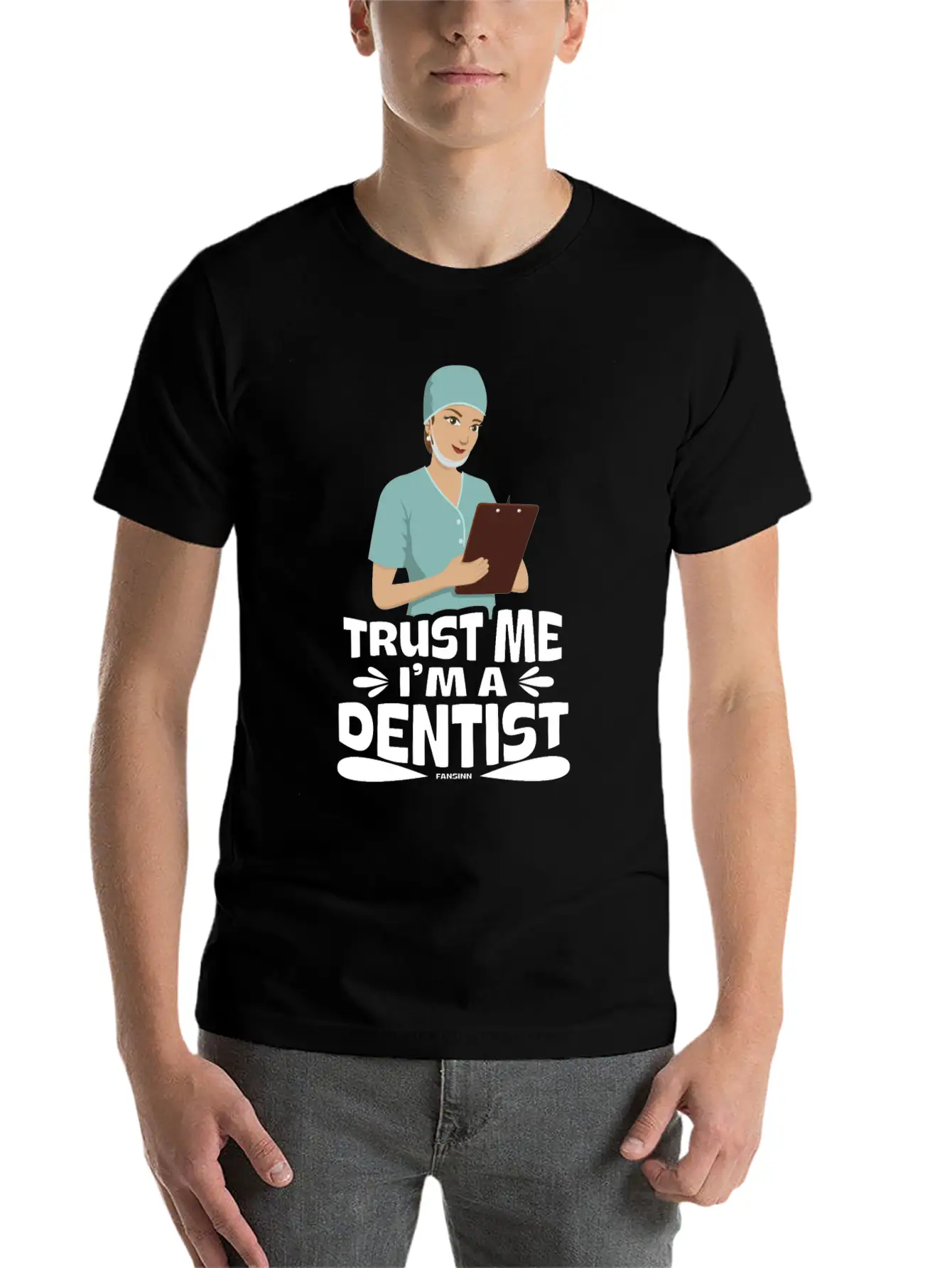 Trust Me I Am A Dentist Basic Graphic T-Shirt – Daily Comfort In Soft Cotton