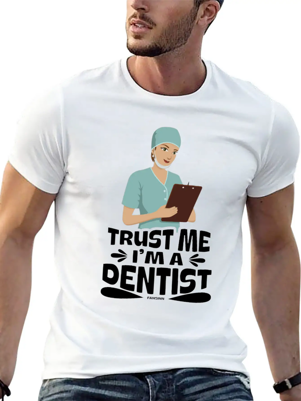Trust Me I Am A Dentist Basic Graphic T-Shirt – Daily Comfort In Soft Cotton