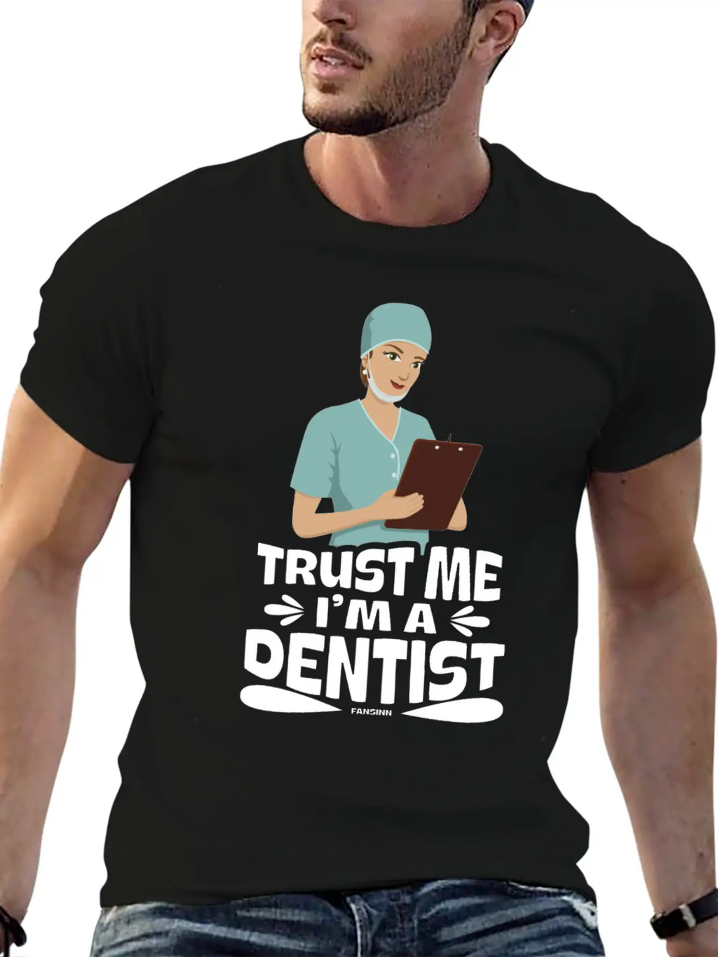 Trust Me I Am A Dentist Basic Graphic T-Shirt – Daily Comfort In Soft Cotton